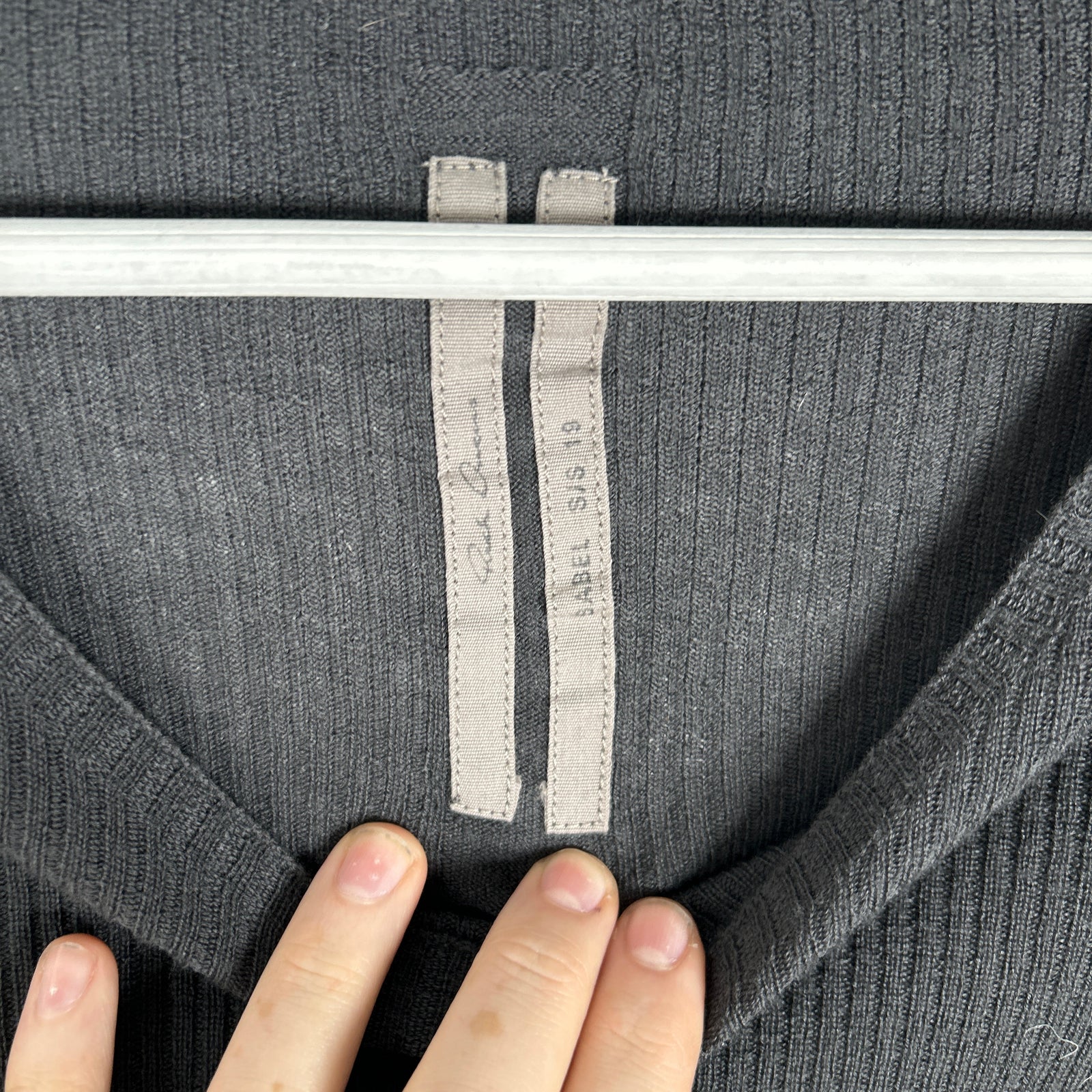 Rick Owens SS19 Babel Knit Longsleeve Size S