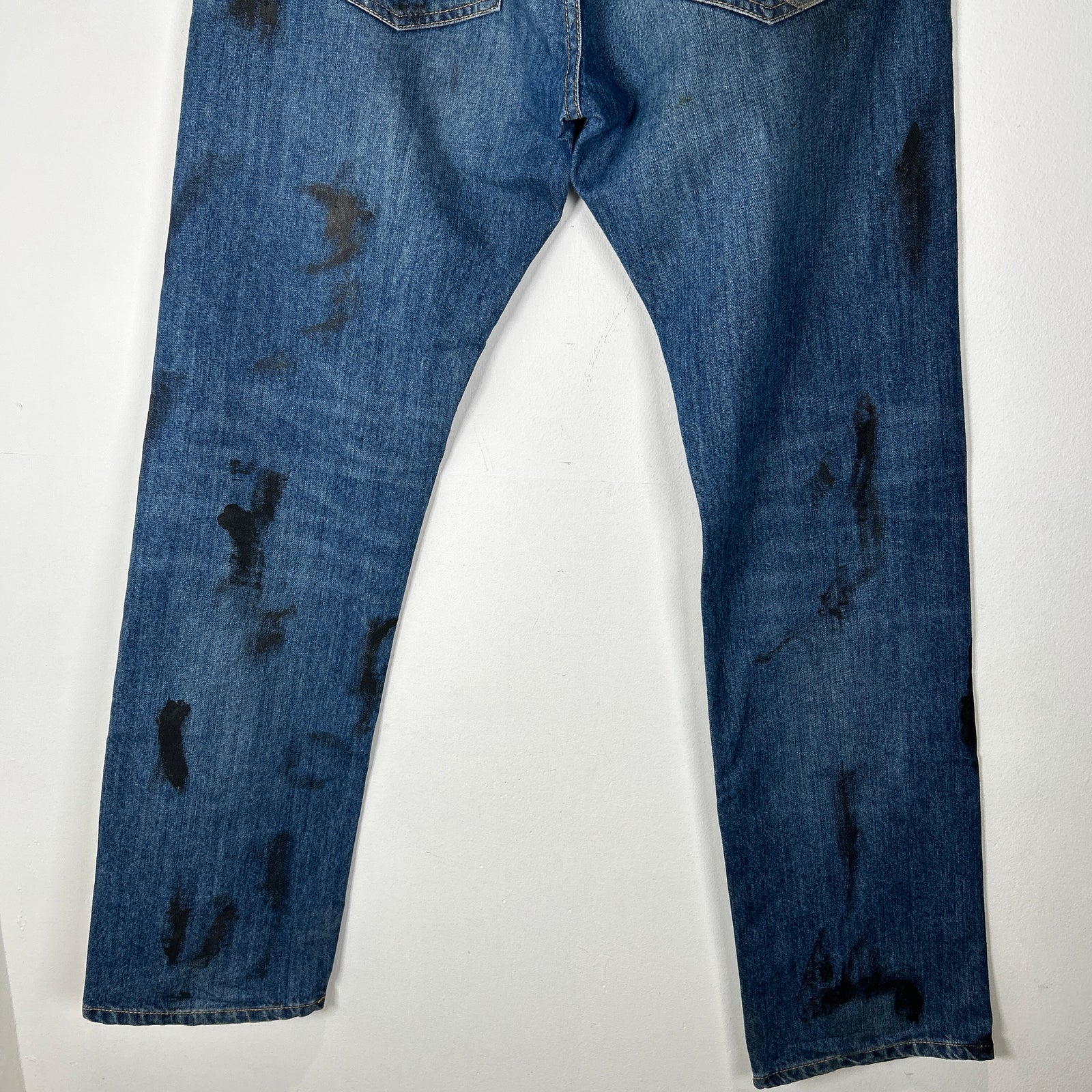 Vivienne Westwood Anglomania Oil Stained Jeans Size 32