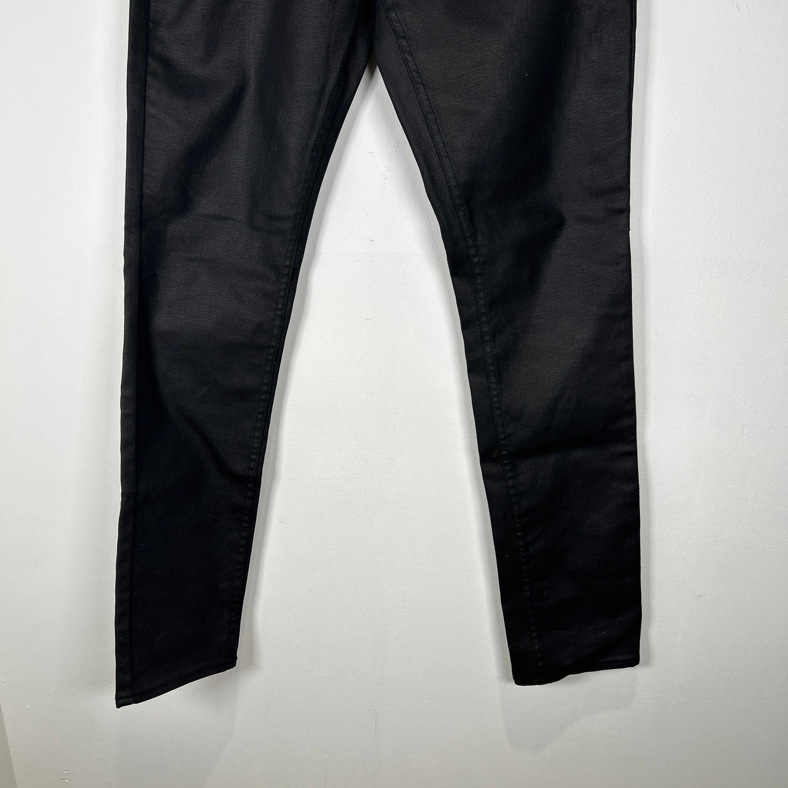 Ksubi Black Waxed Jeans Size 32