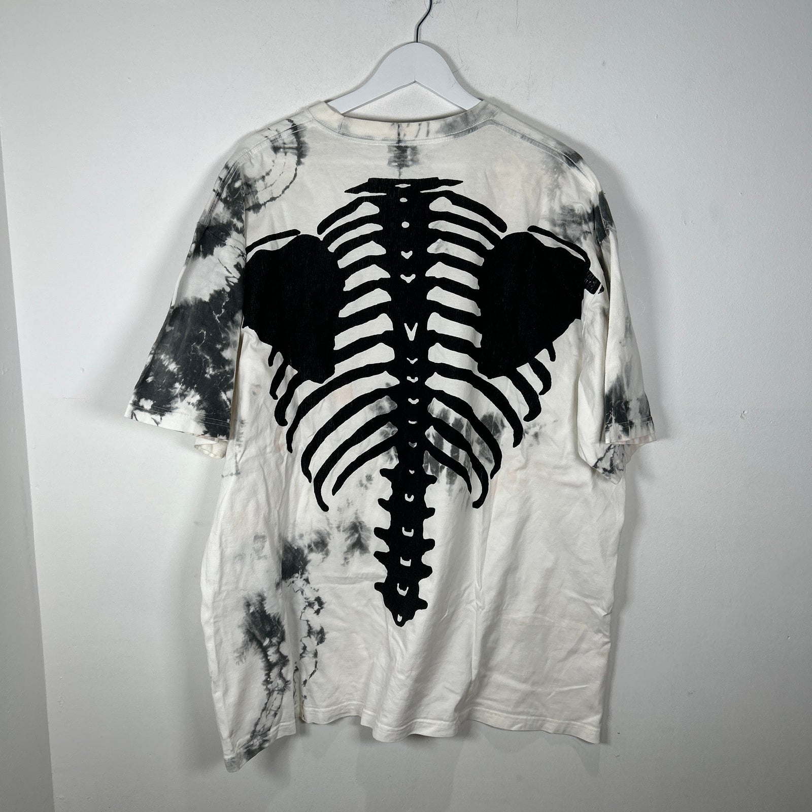 Kapital Tye Dye Skeleton Oversized T-Shirt Size XXL