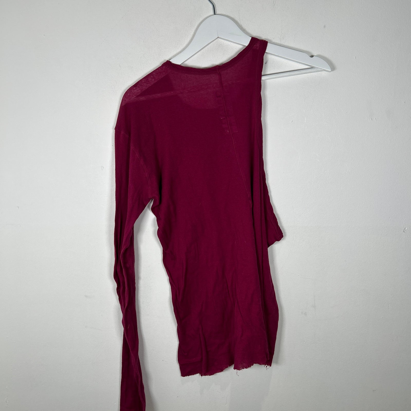 Rick Owens SS23 EDFU Magneta Tank/Half Longsleeve T-Shirt Size M