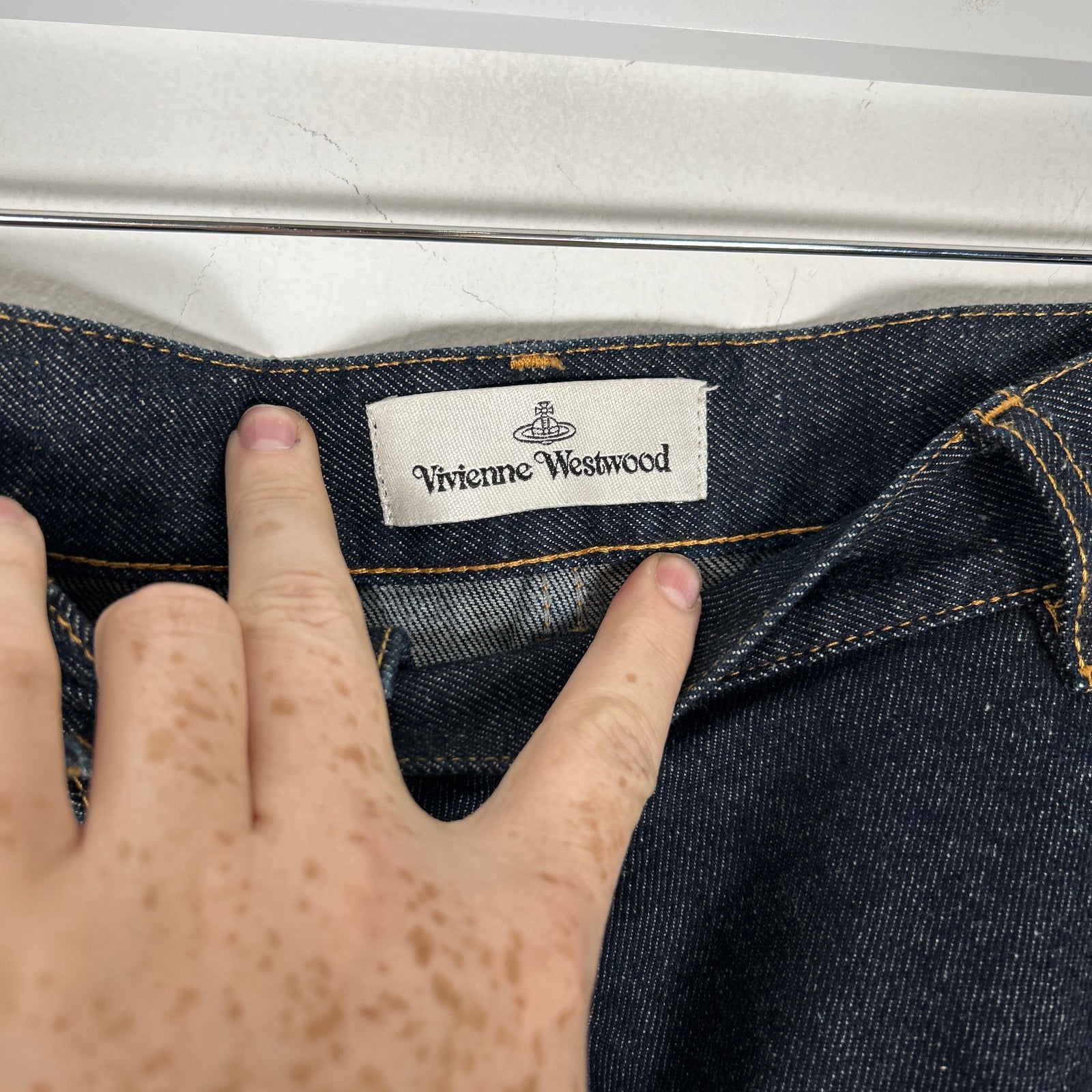 Vivienne Westwood Asymmetrical Button Fly Jeans Size 34