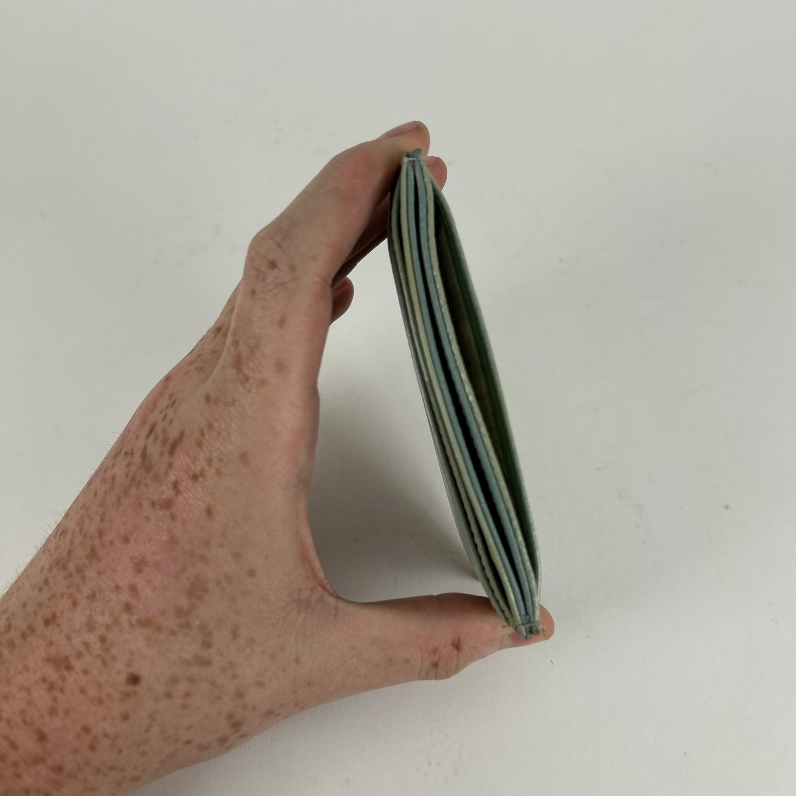 Chanel Sea Green Card Holder