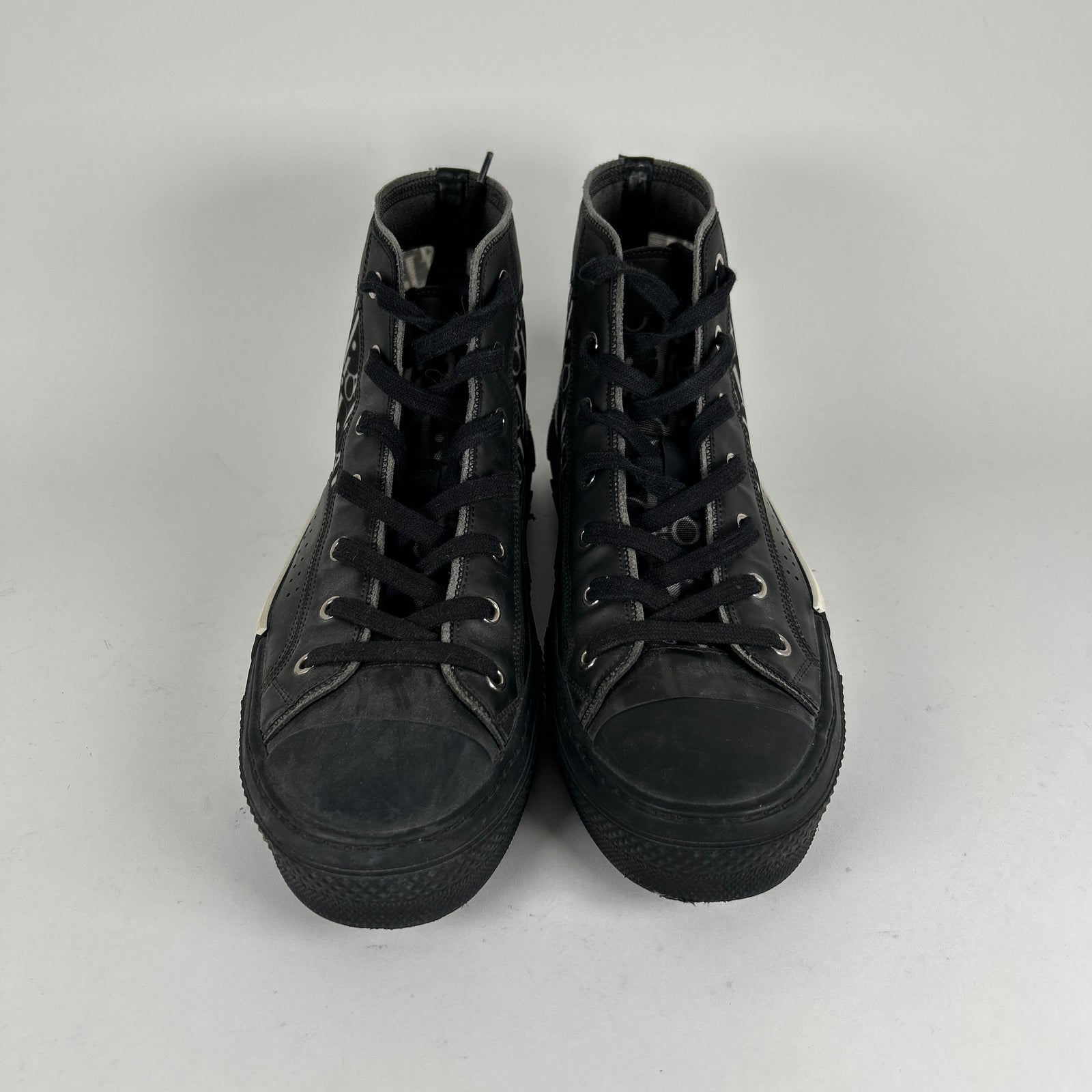 Dior B23 Black Oblique High Tops Size 43.5