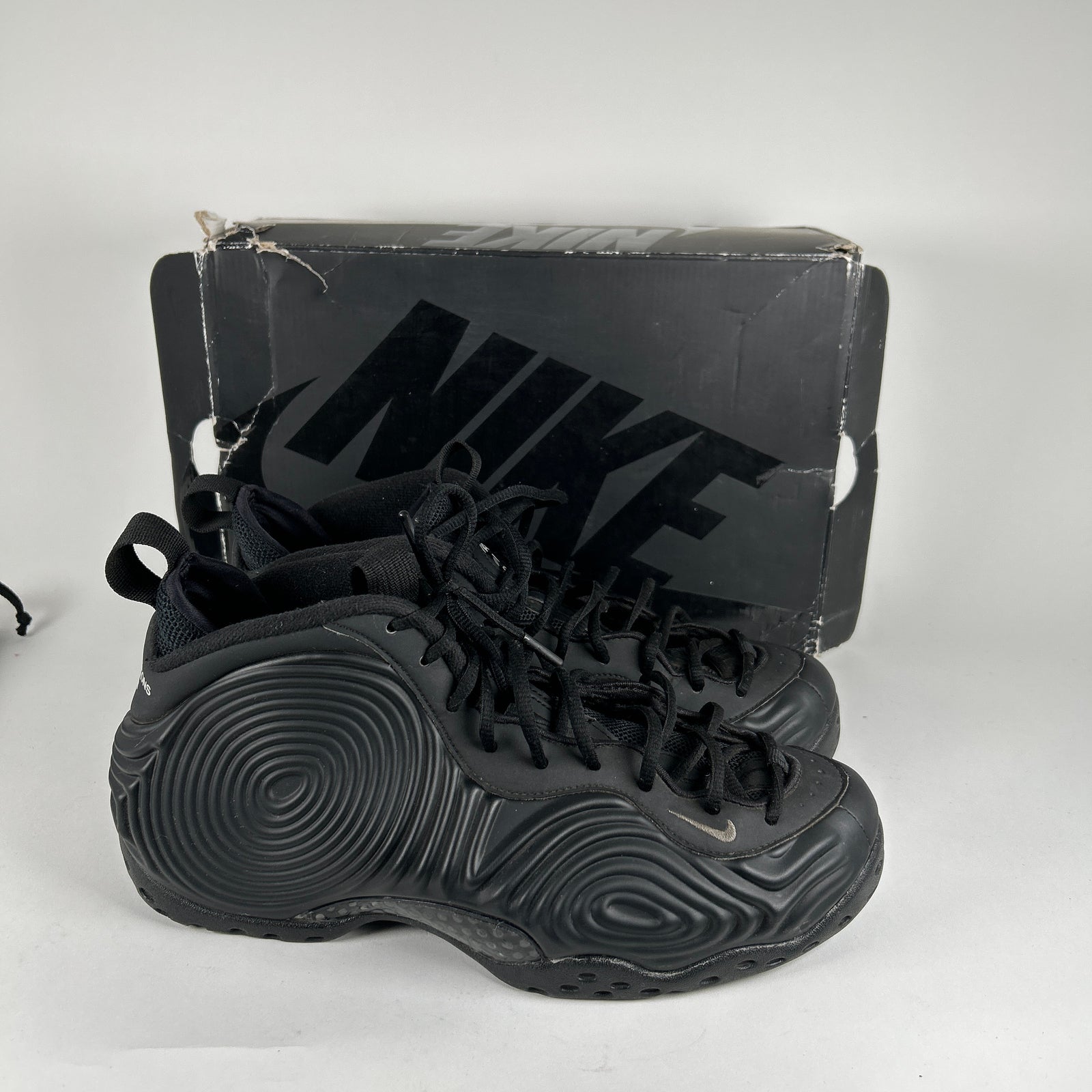 Comme Des Garcon x Nike Black Foamposite Size 10