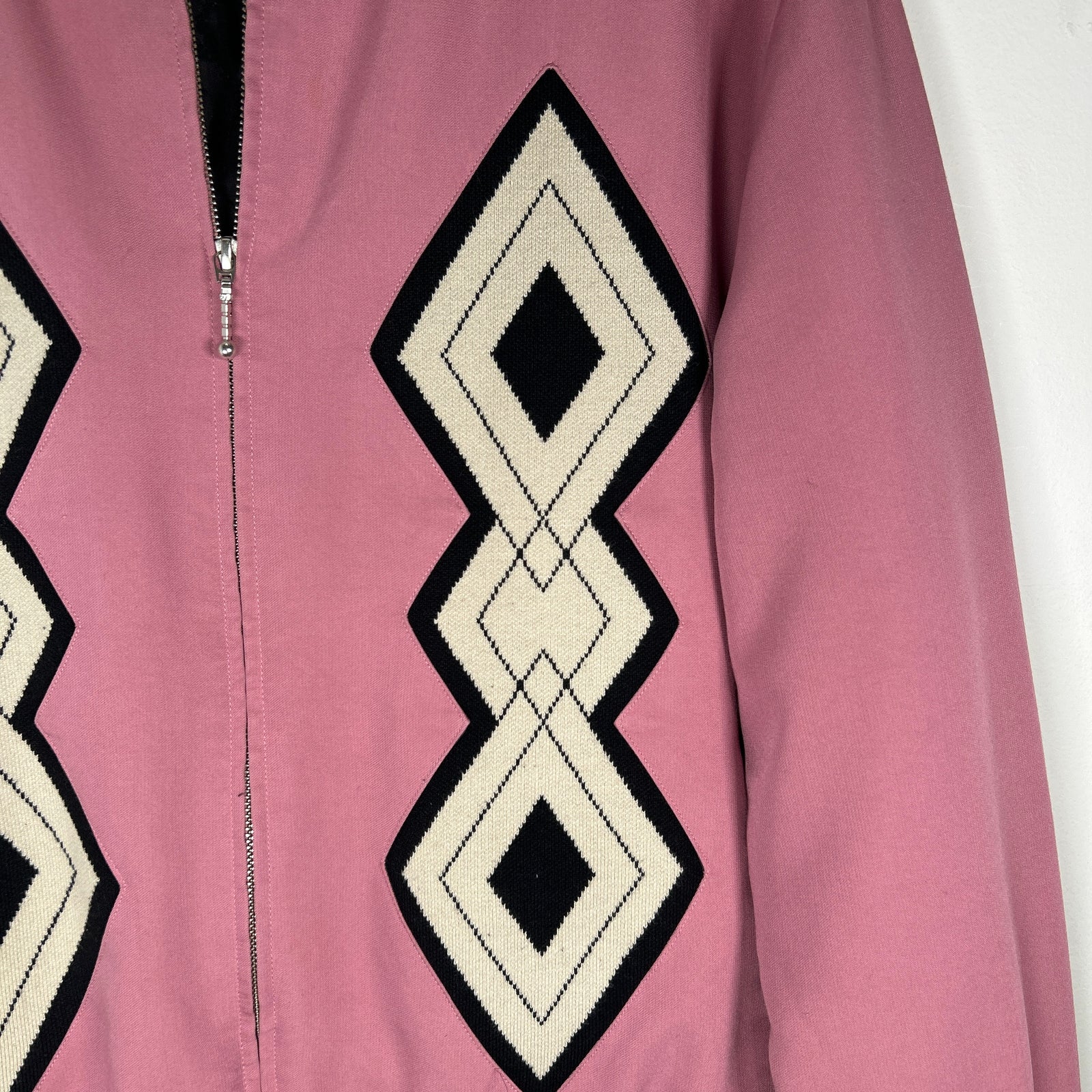 Supreme Diamond Rayon Dusty Pink Jacket Size L