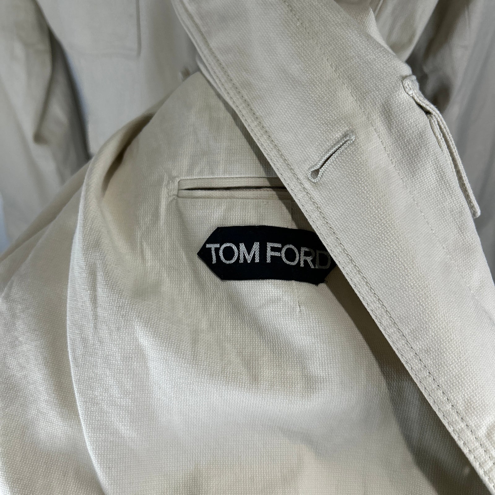 Tom Ford Beige Chore Coat Size L