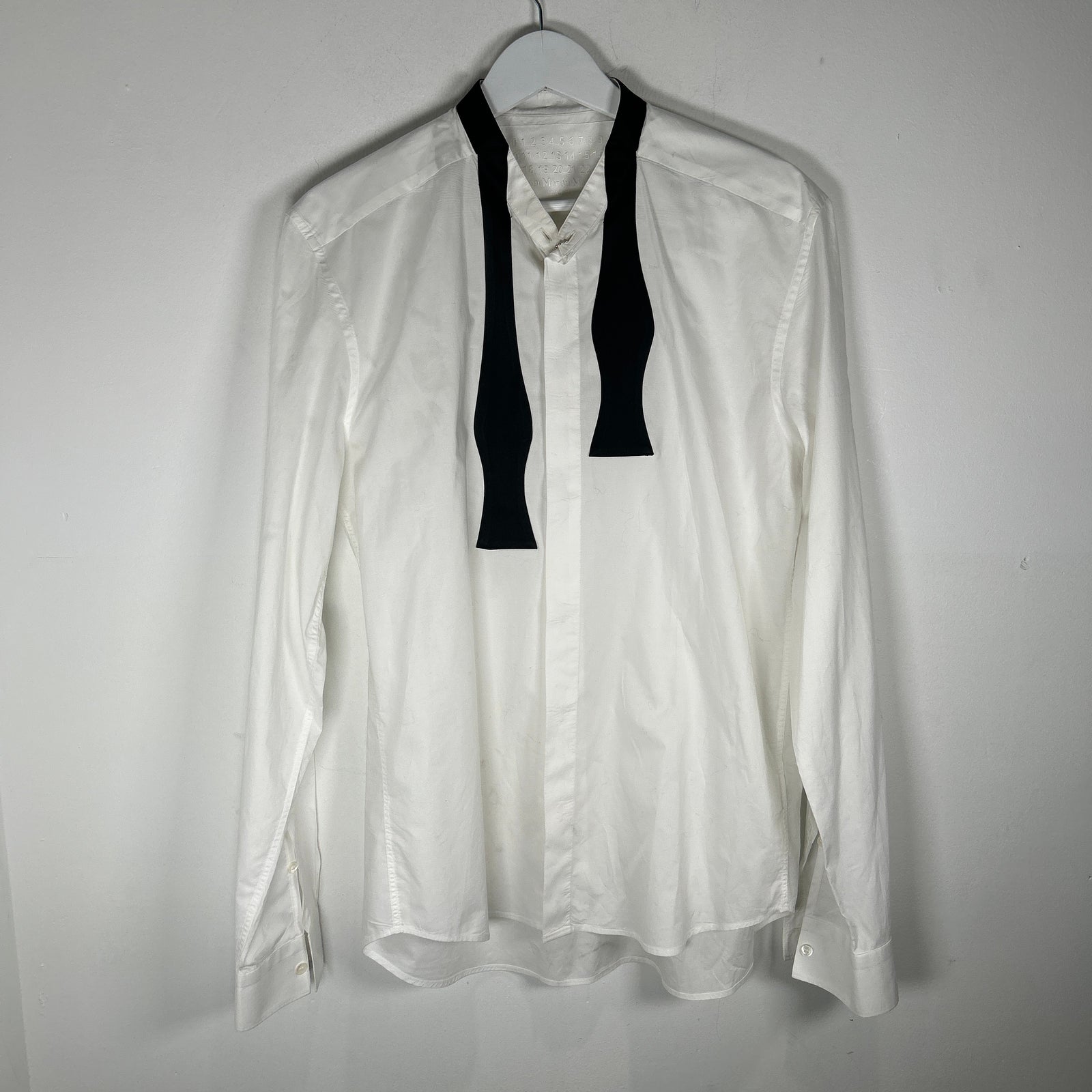 Maison Margiela x H&M Tuxedo Tie Shirt Size L