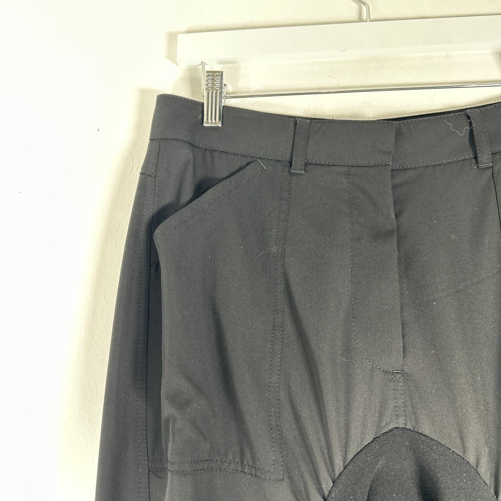 Stella Maccartney Ruffles Black Pants Size 32