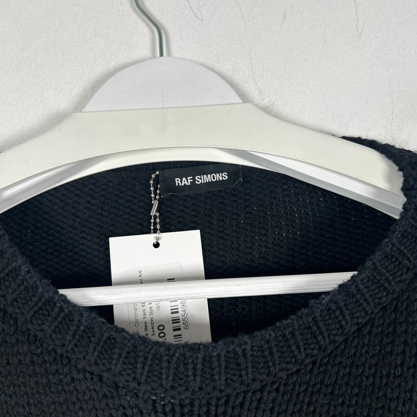 Raf Simons 'Love New York RS' Cropped Knit Sweater Size S