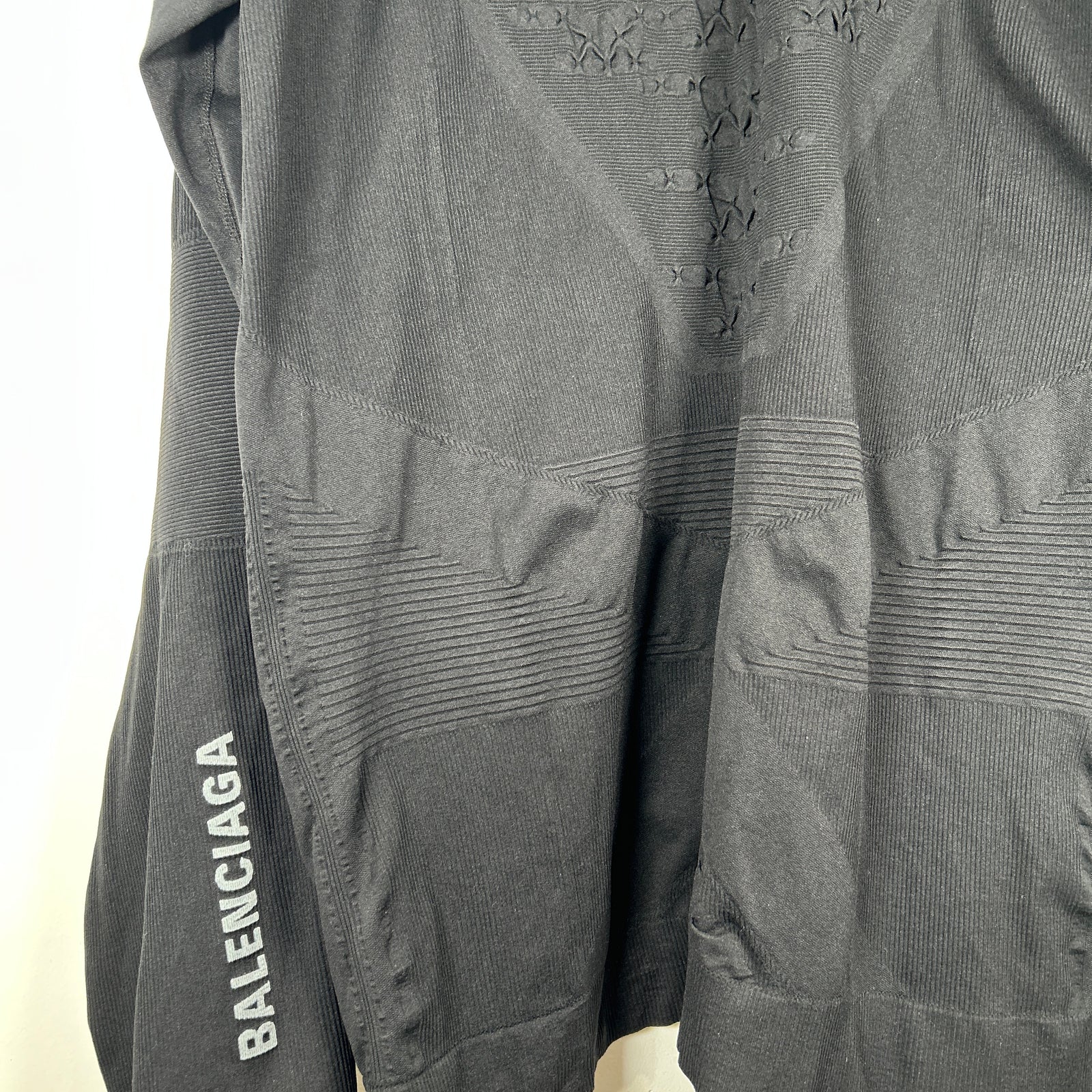 Balenciaga Oversized 'Energy Accumulator' Black Longsleeve Size S