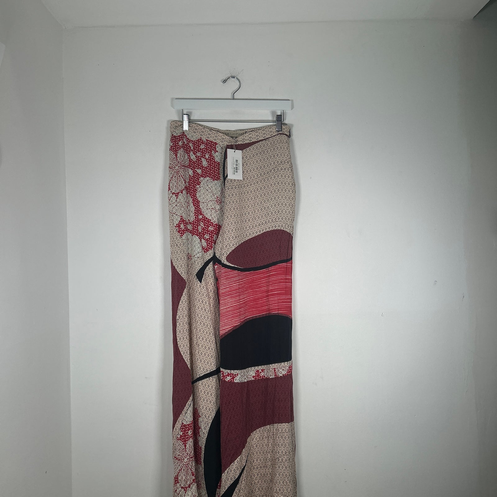 Emillio Pucci Silk Multi Pattern Pants Size 30