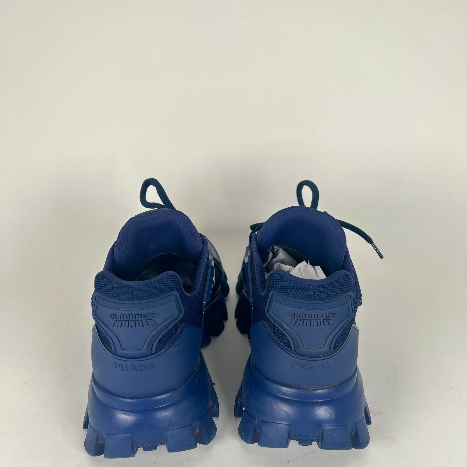 Prada Navy Cloudbust Low Top Size Size 10