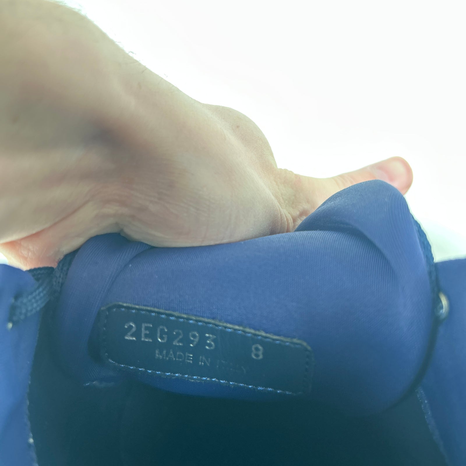 Prada Navy Cloudbust Low Top Size Size 10