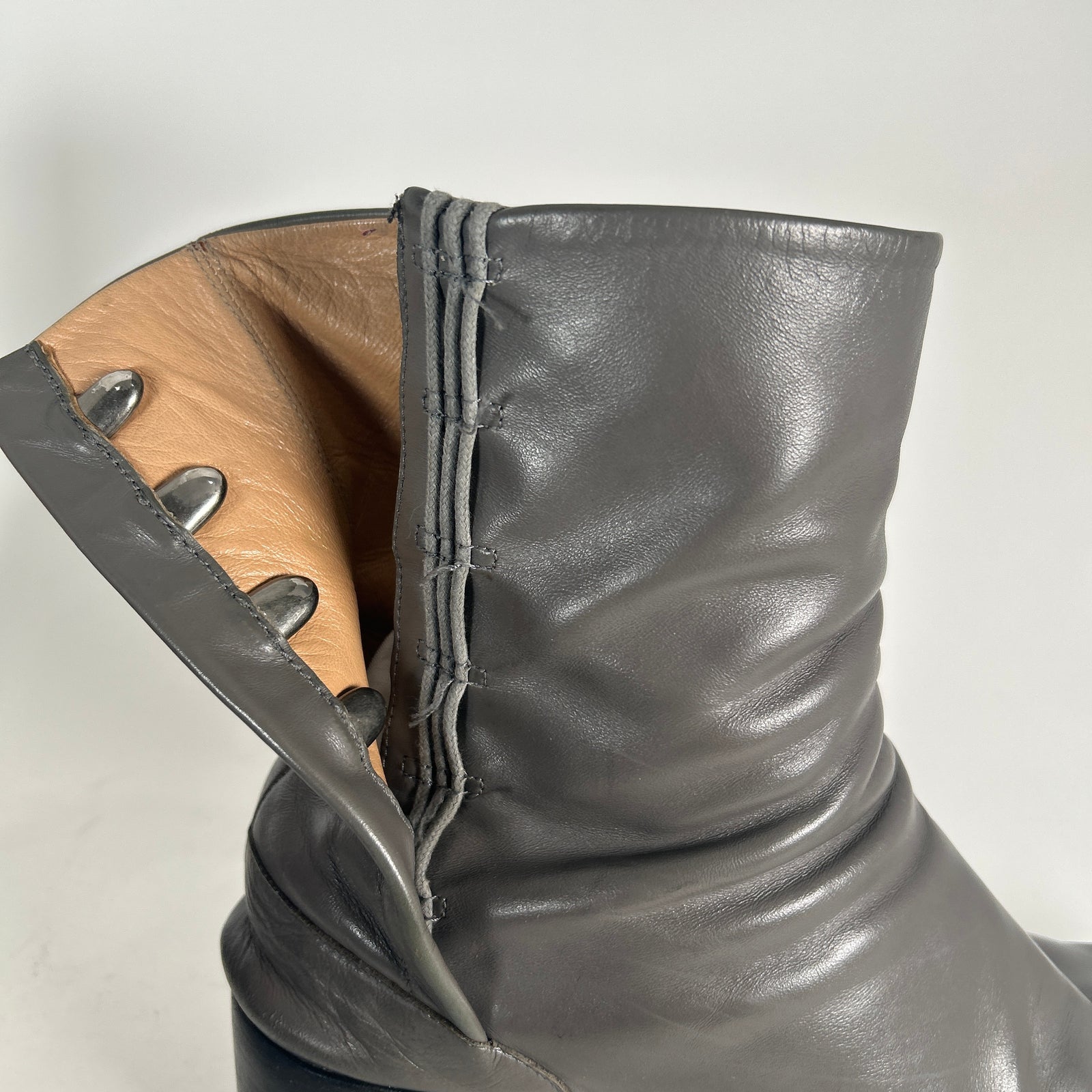 Maison Margiela Grey Tabi Boots Size 44
