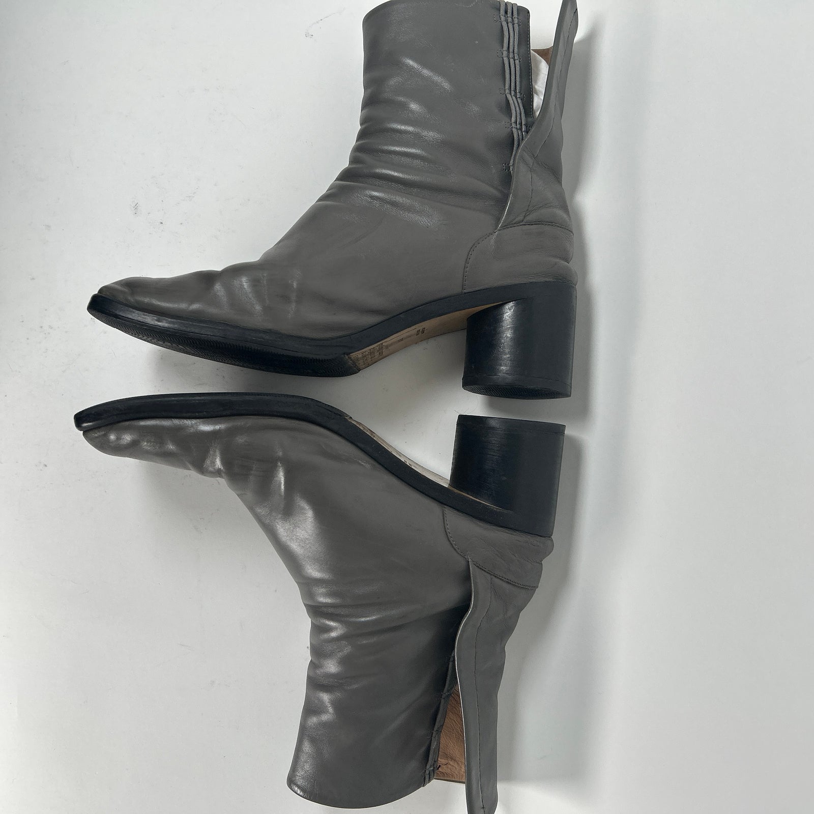 Maison Margiela Grey Tabi Boots Size 44