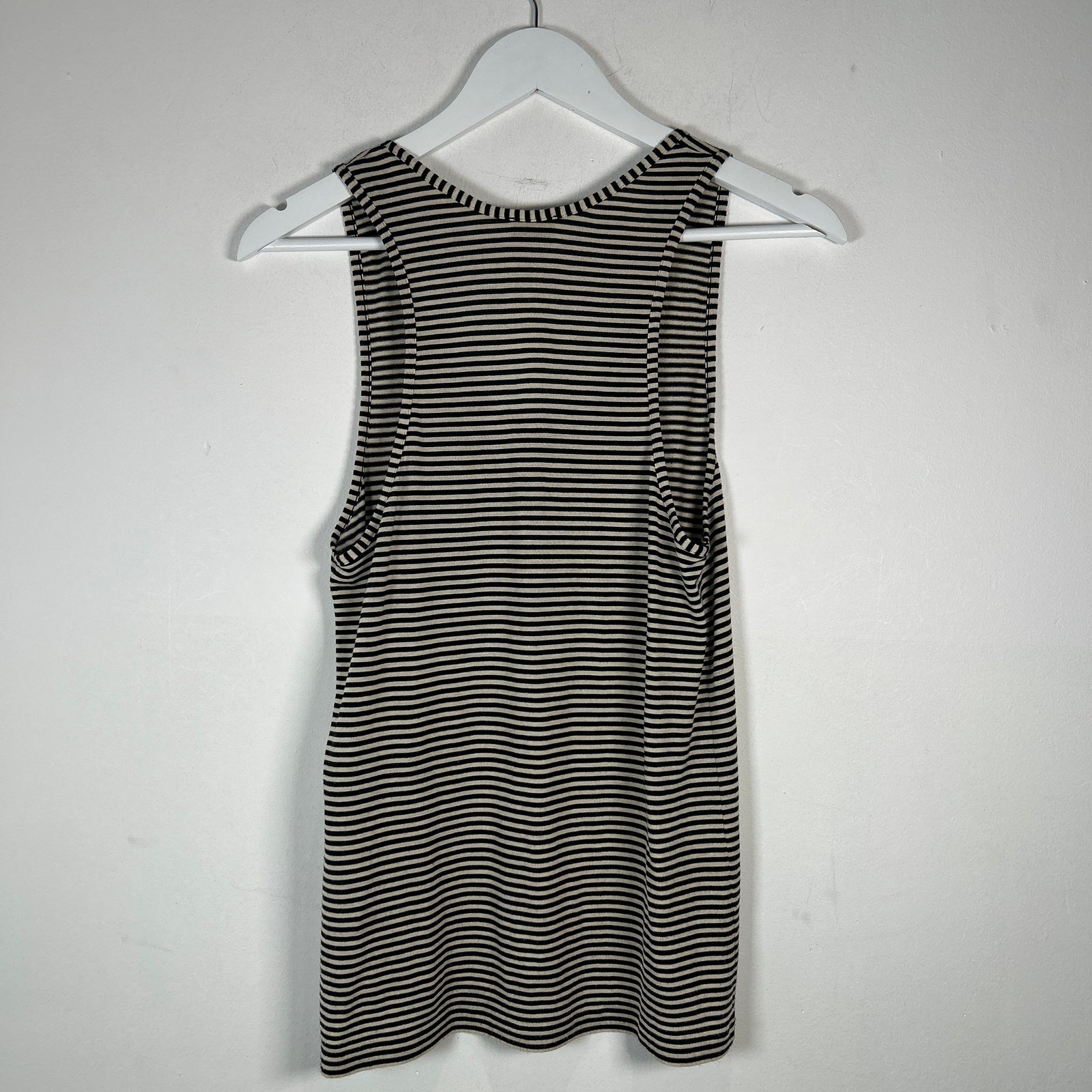 Saint Laurent Pinstripe Logo Tank Top Size L