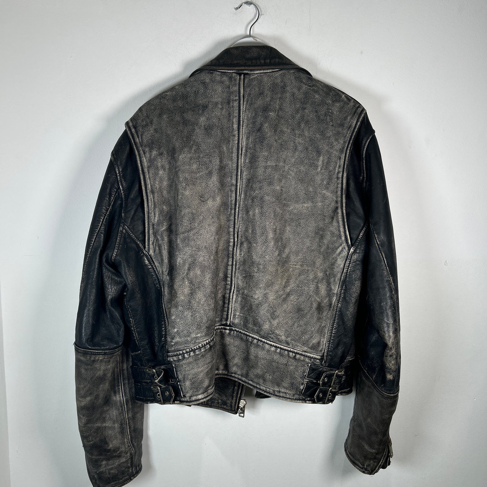 Diesel Blanket Lined Vintage Leather Jacket Size XL