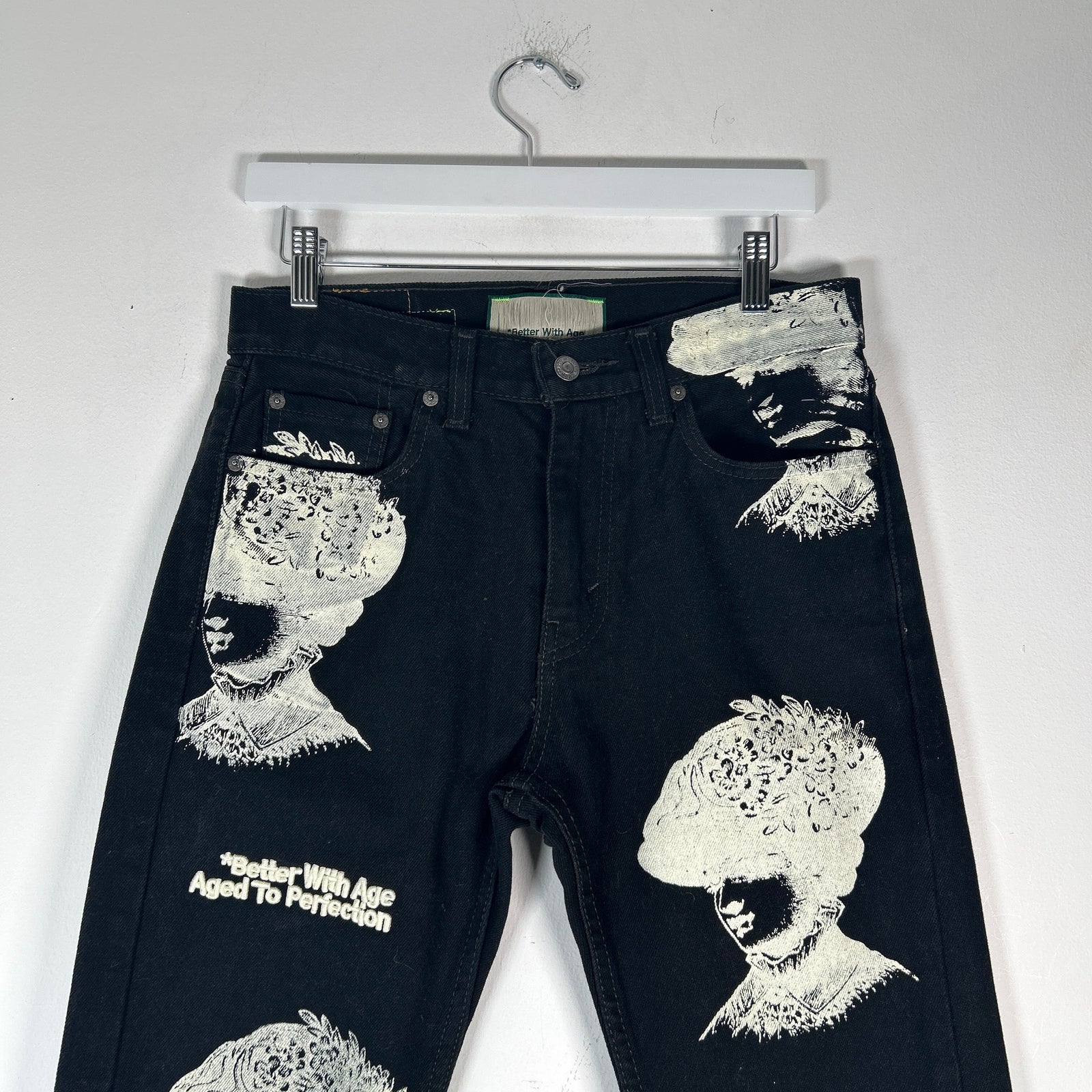 Better With Age Teresa Denim Black Jeans Size 30
