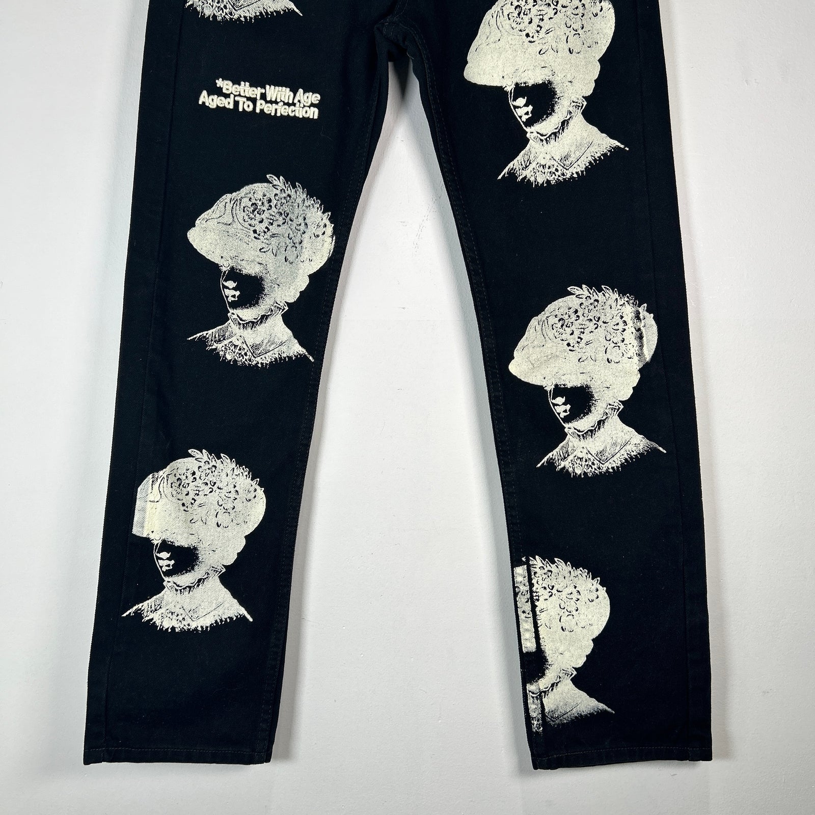 Better With Age Teresa Denim Black Jeans Size 30