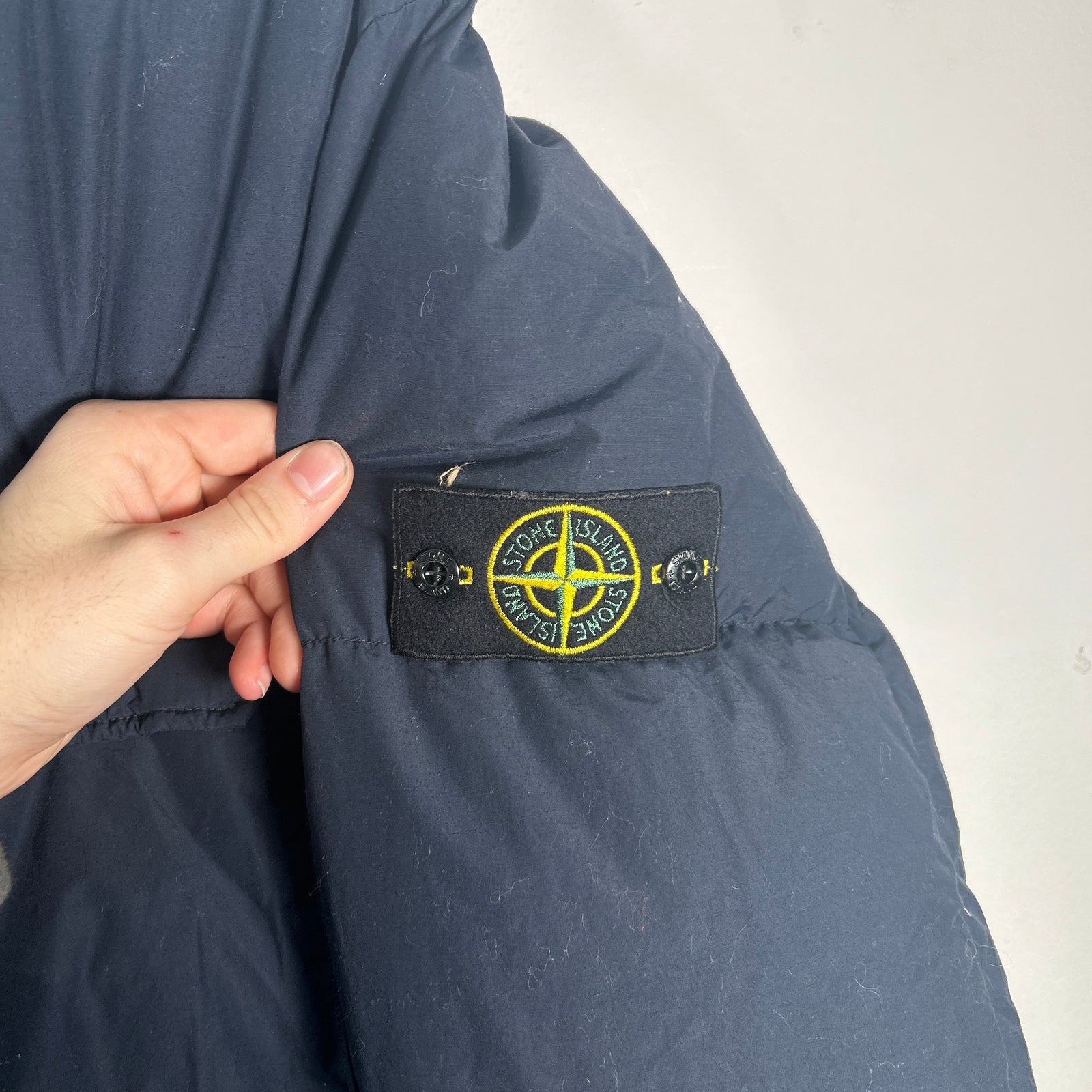 Stone Island Navy Down Puffer Size XL