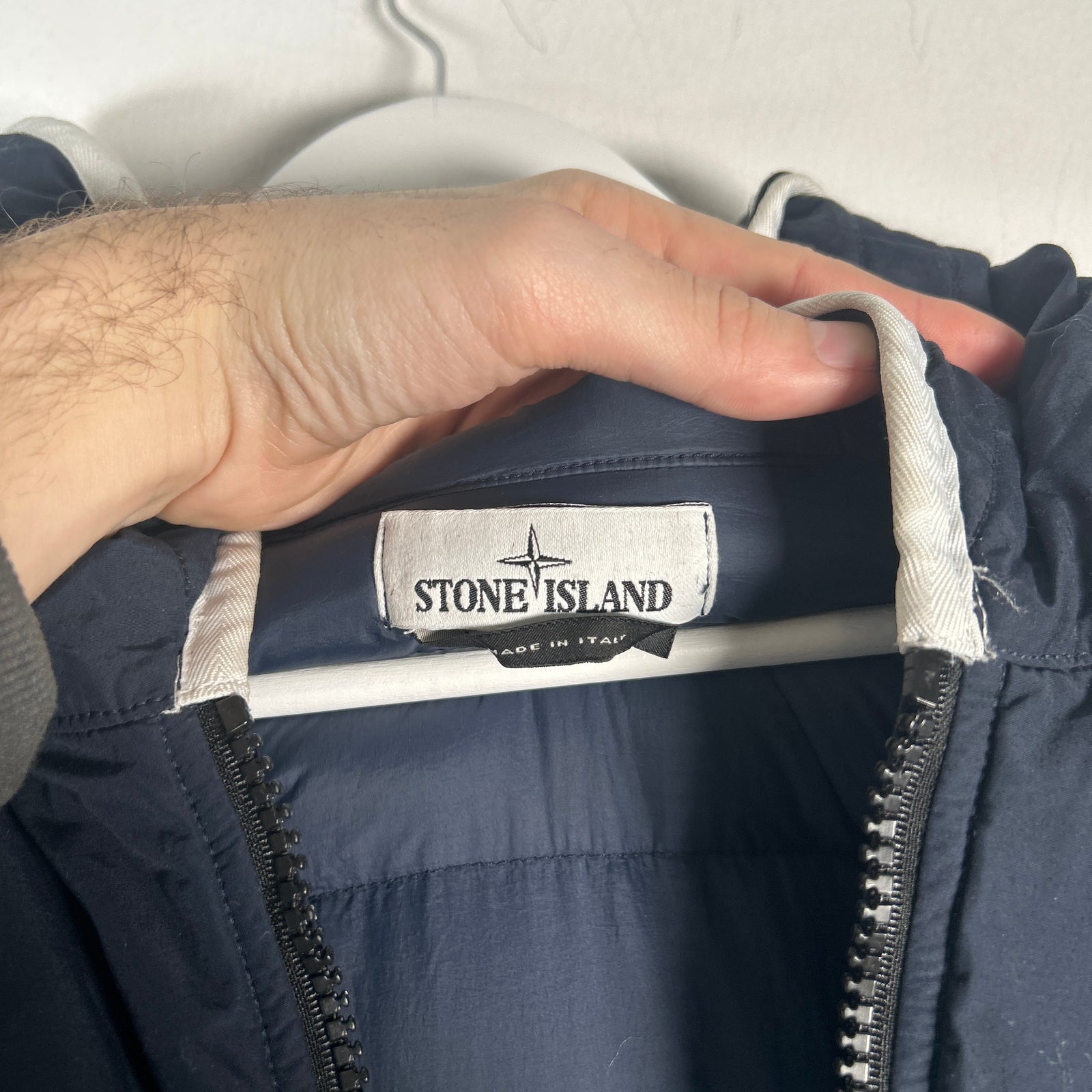 Stone Island Navy Down Puffer Size XL