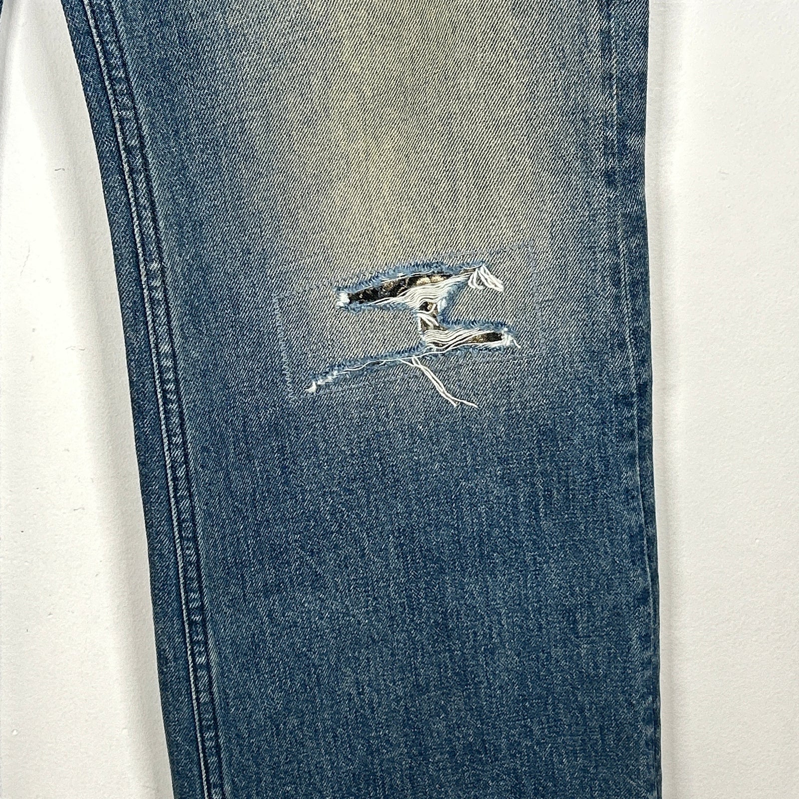 Birth of a Royal Child Patchwork Denim Jeans