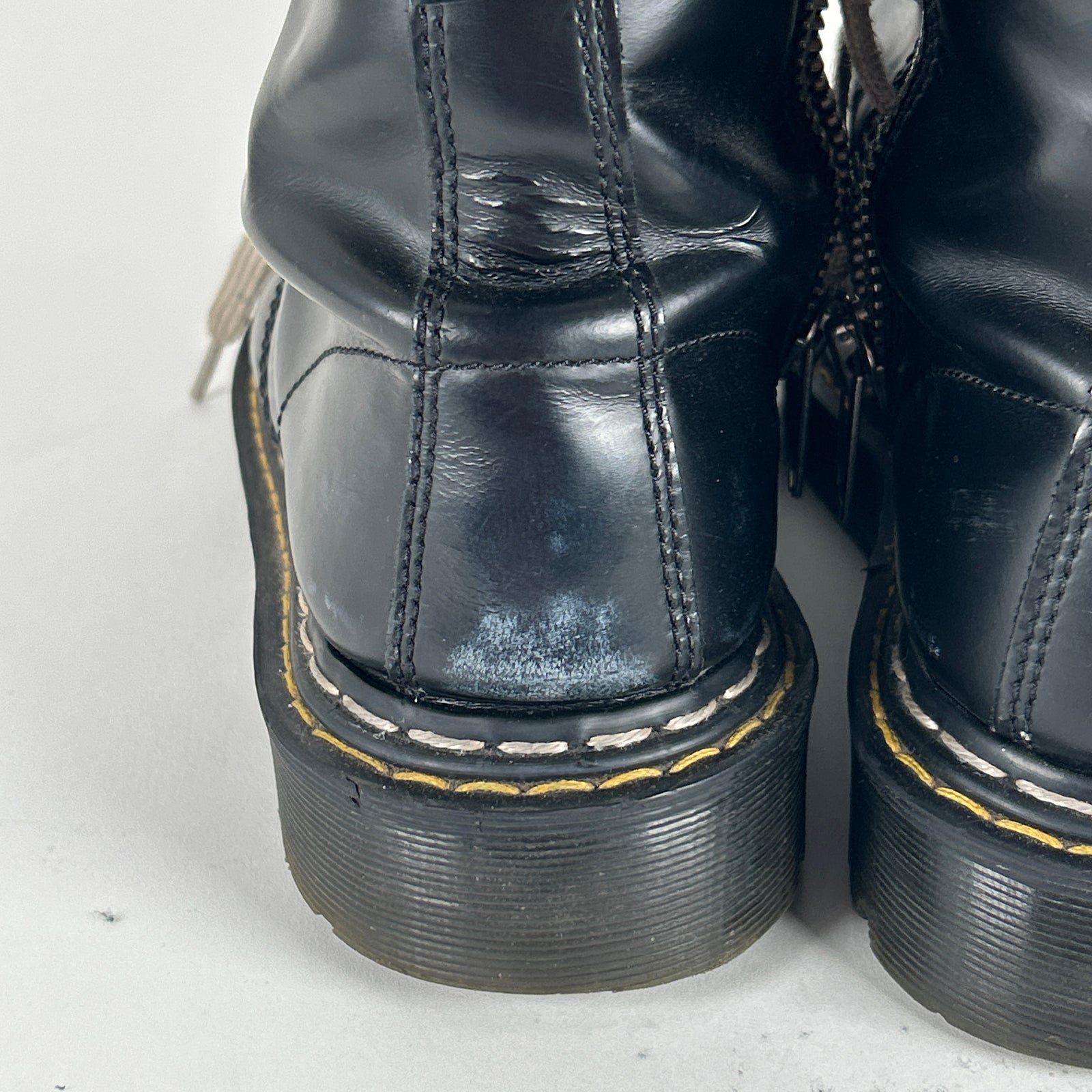Rick Owens x Doc Martens Black Hexagram Boot Size 42