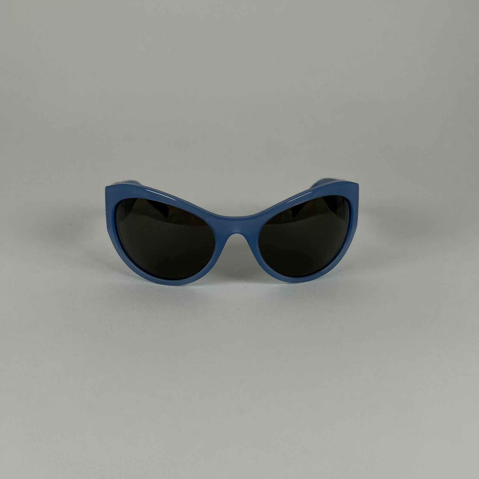 Givenchy Blue Rounded Logo Sunglasses