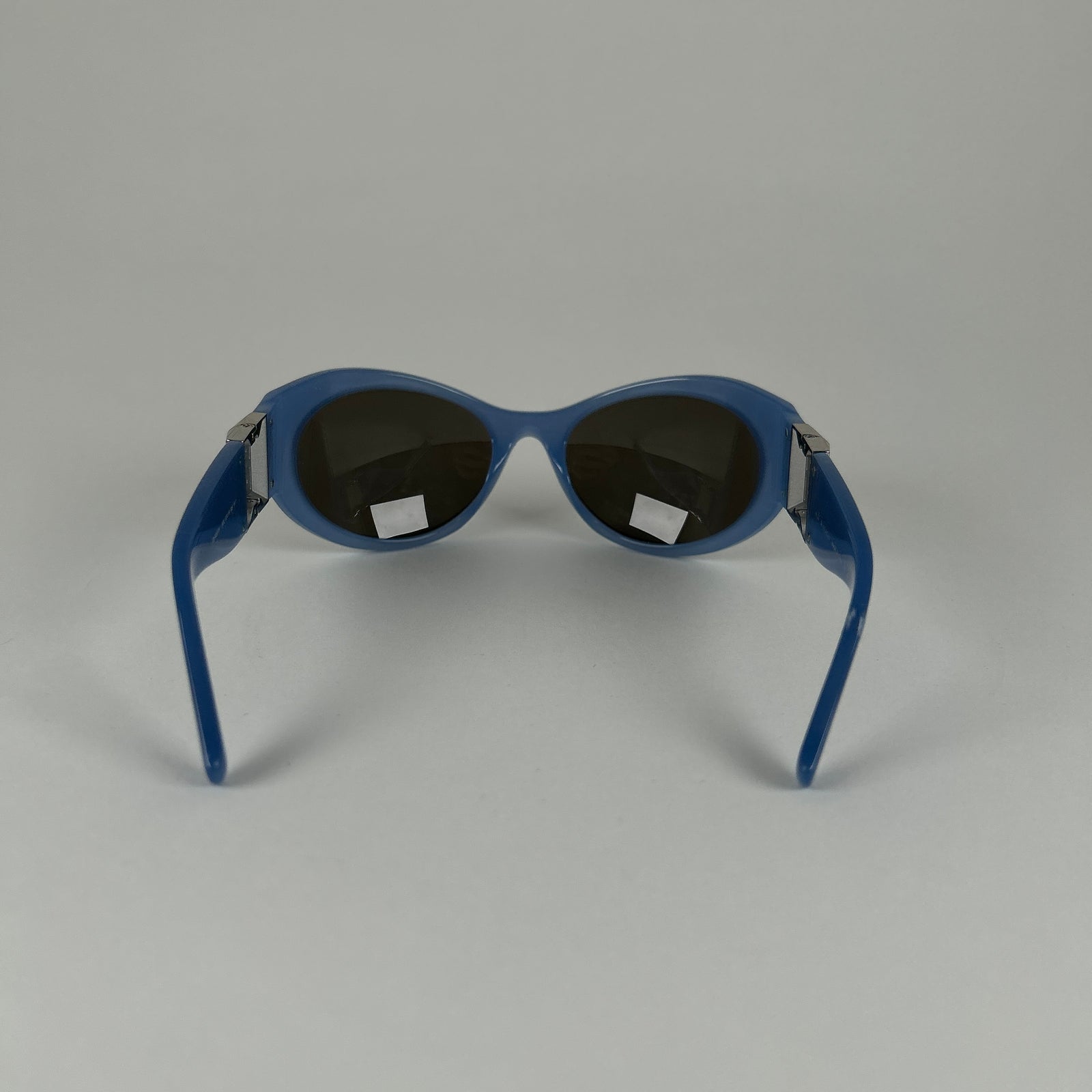 Givenchy Blue Rounded Logo Sunglasses