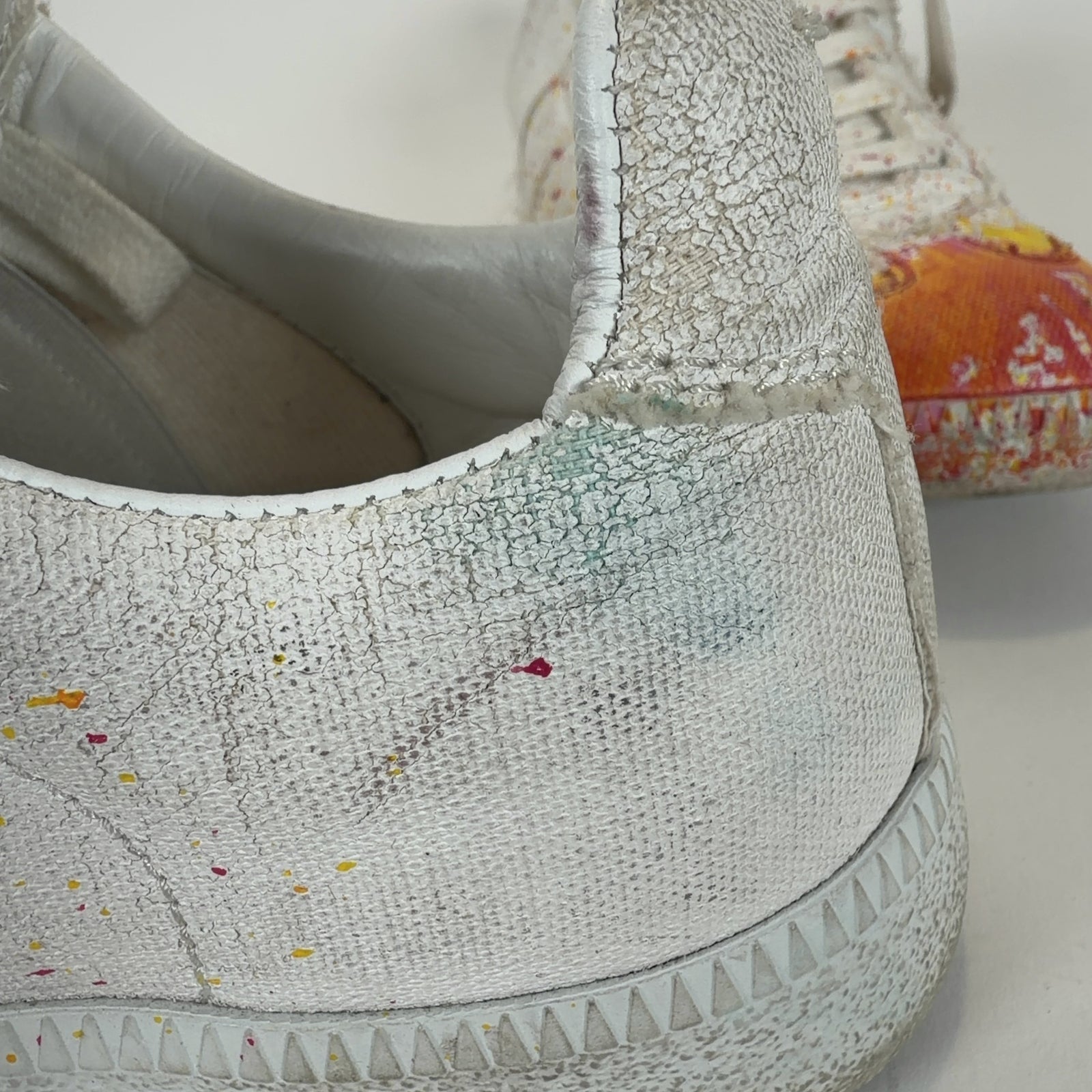 Maison Margiela White Paint Splatter Repilca Gats