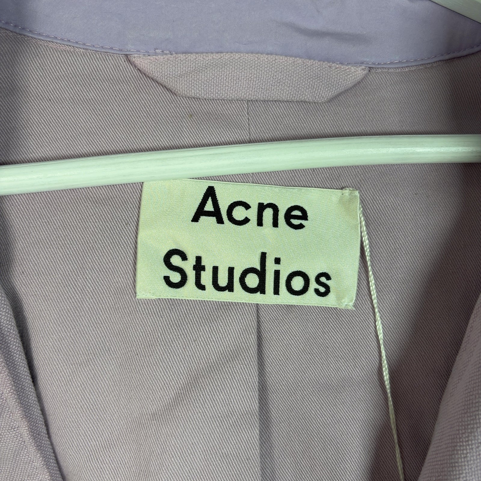 Acne Studios Parka Hooded Patch Pockets Light Jacket