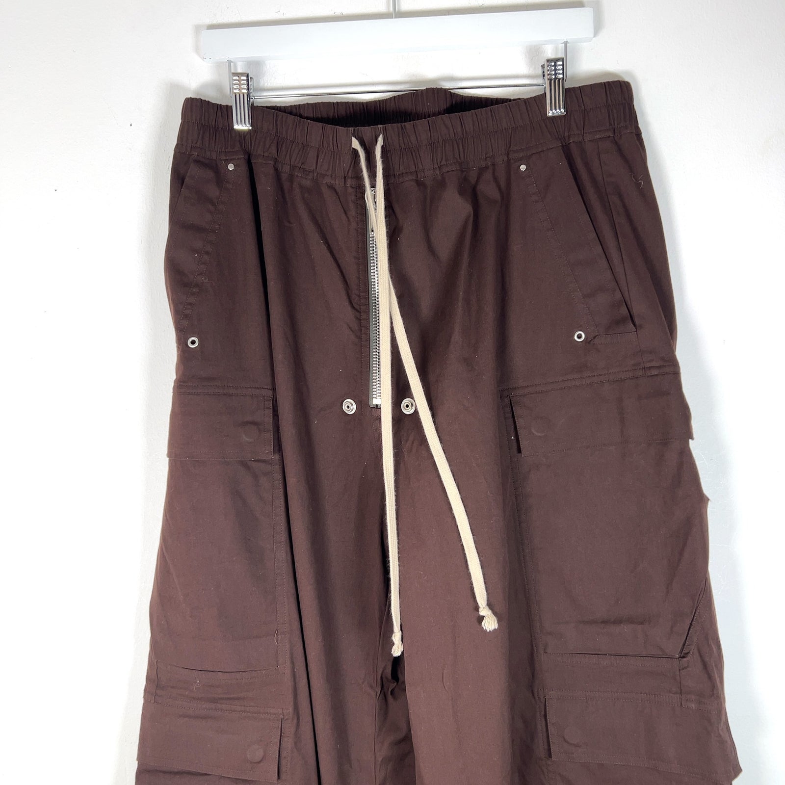 Rick Owens SS26 Hollywood 'Mahogany' Double Bela Cargo Pants