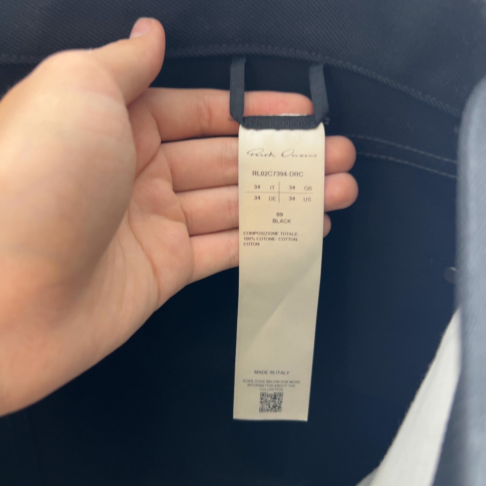 Rick Owens x Bonotto Flare Denim Pants