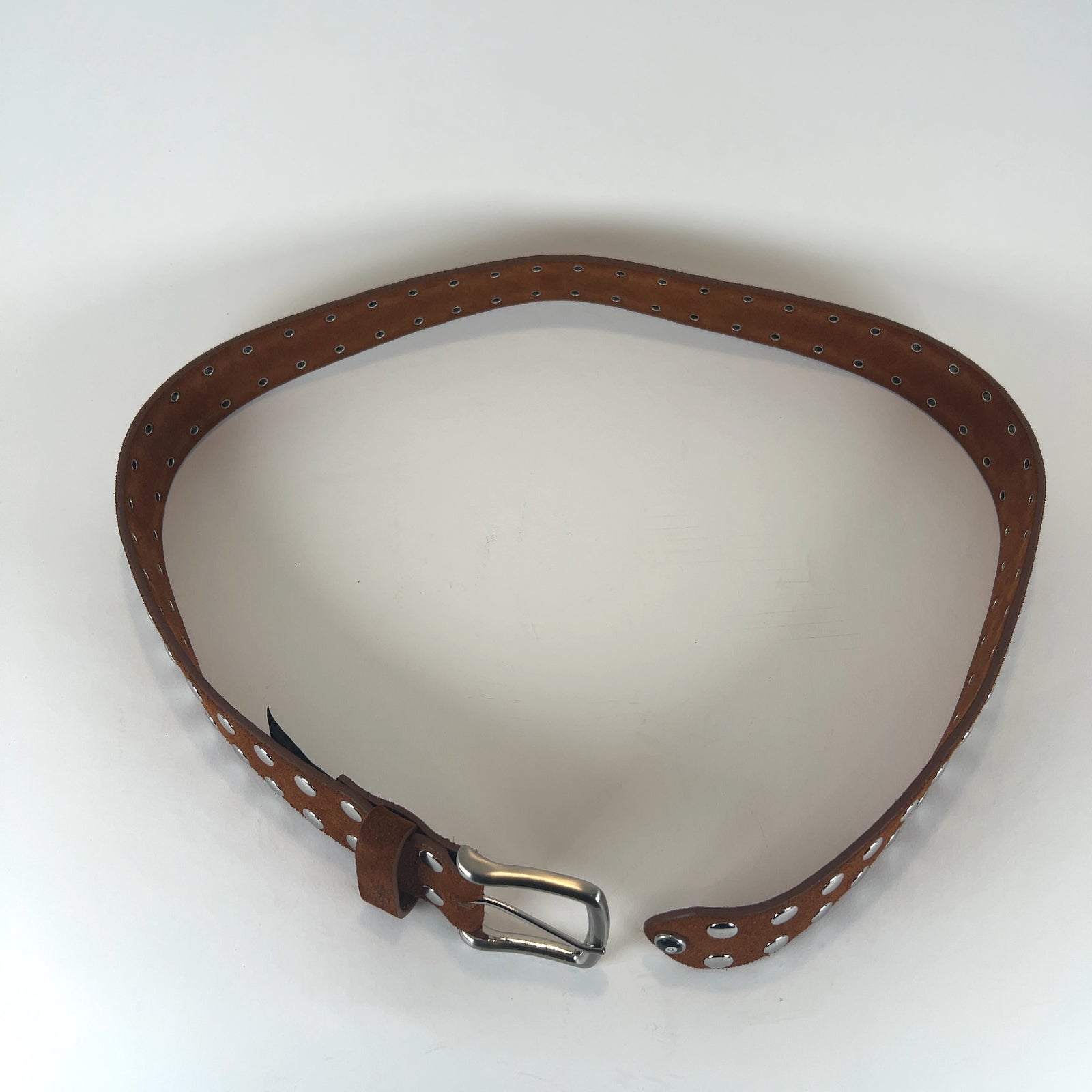 Stussy Suede 8-Ball Studded Belt