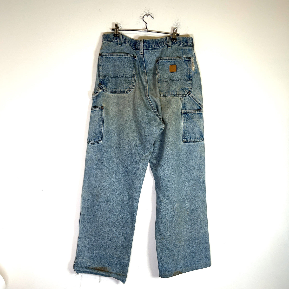 Carhartt Vintage Lightwash Distressed Double Knee Jeans