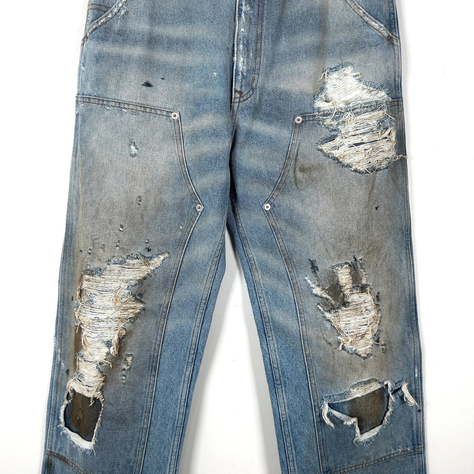 MM6 Maison Margiela Distressed Carpenter Denim Jeans