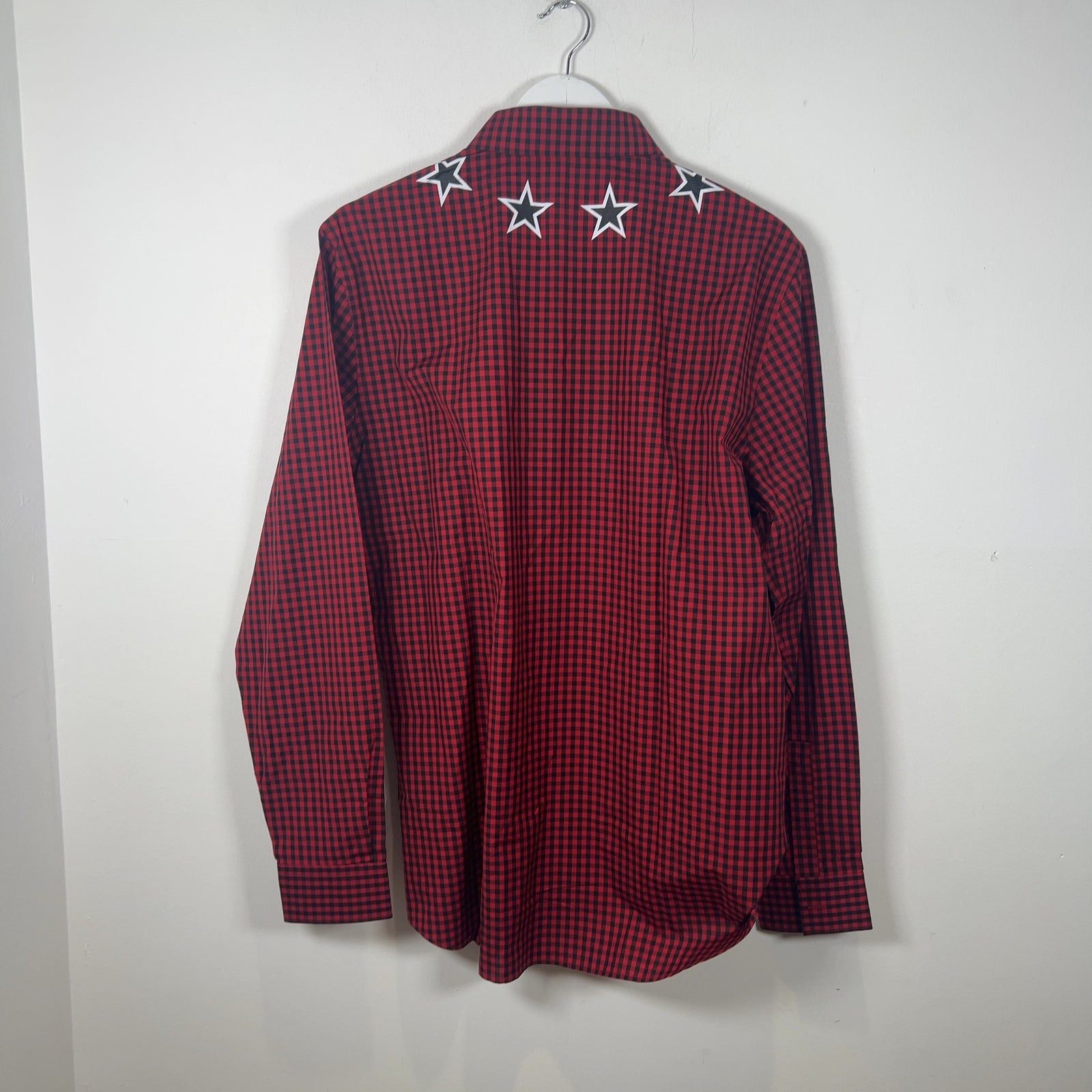 Givenchy SS17 Buffalo Check Star Shirt