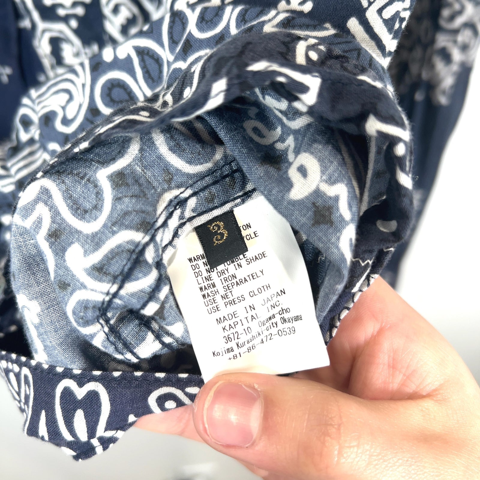 Kapital Bandana Button-Up Shirt