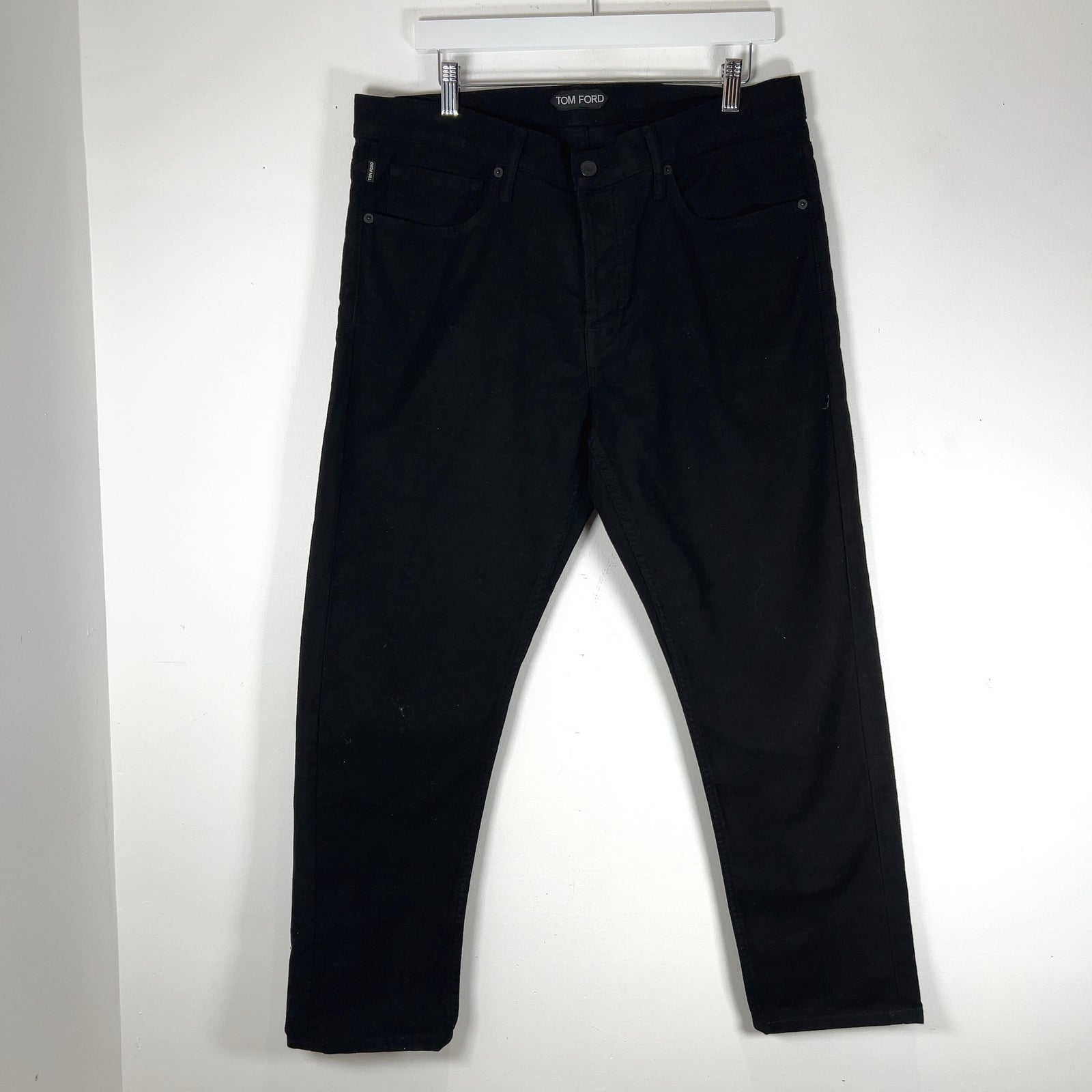 Tom Ford Black Cotton Pants