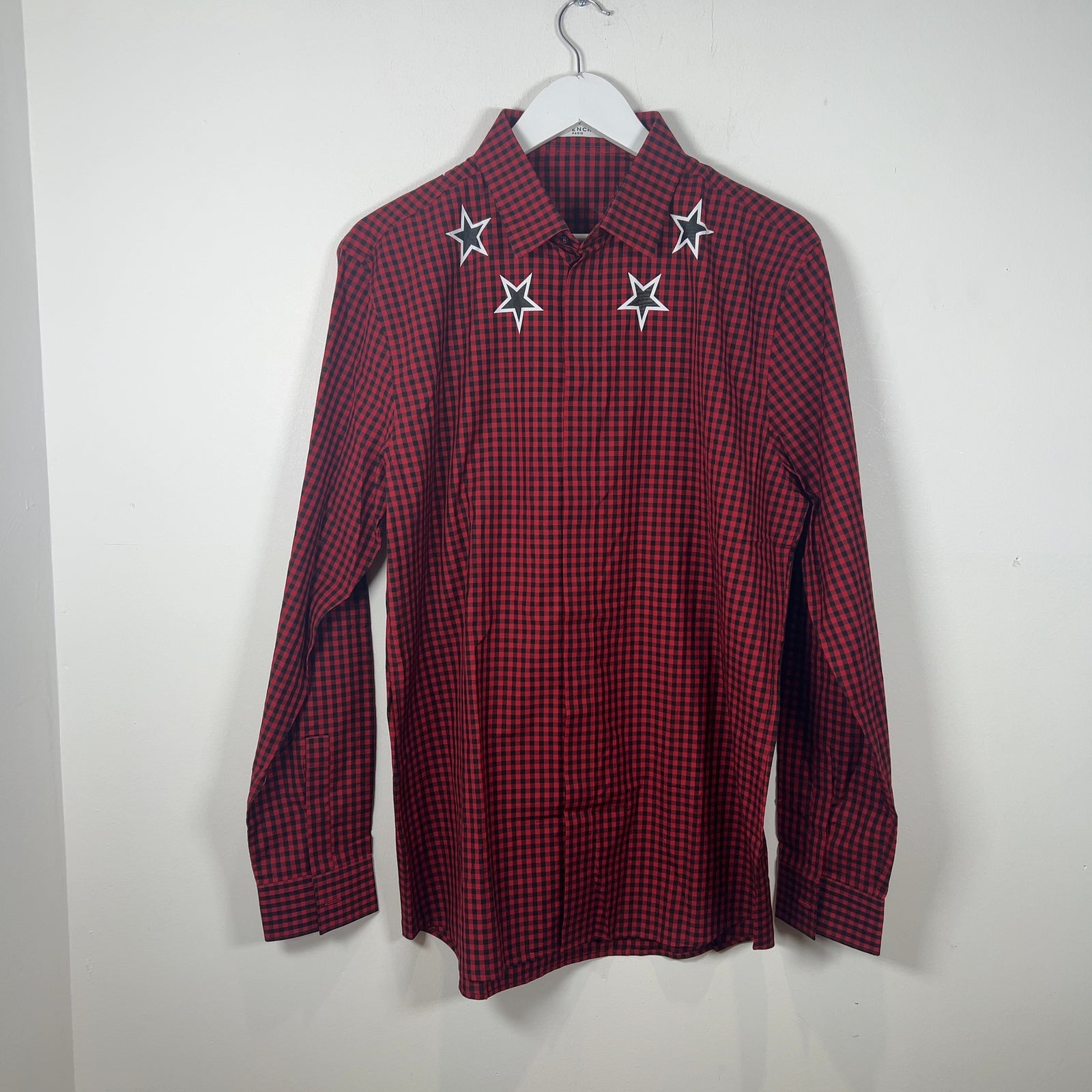 Givenchy SS17 Buffalo Check Star Shirt