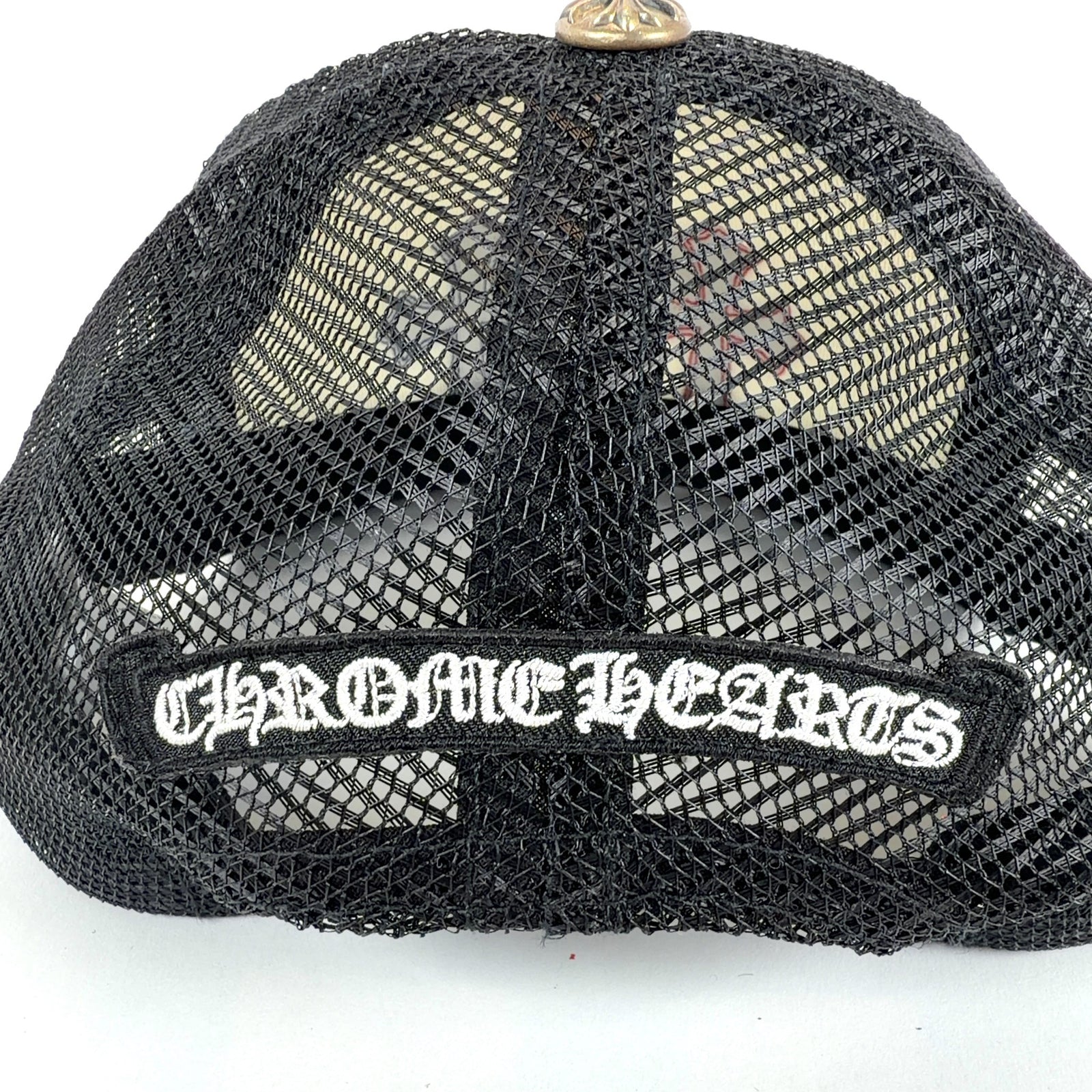 Chrome Hearts RWB Cemetary Cross Patch Trucker Hat