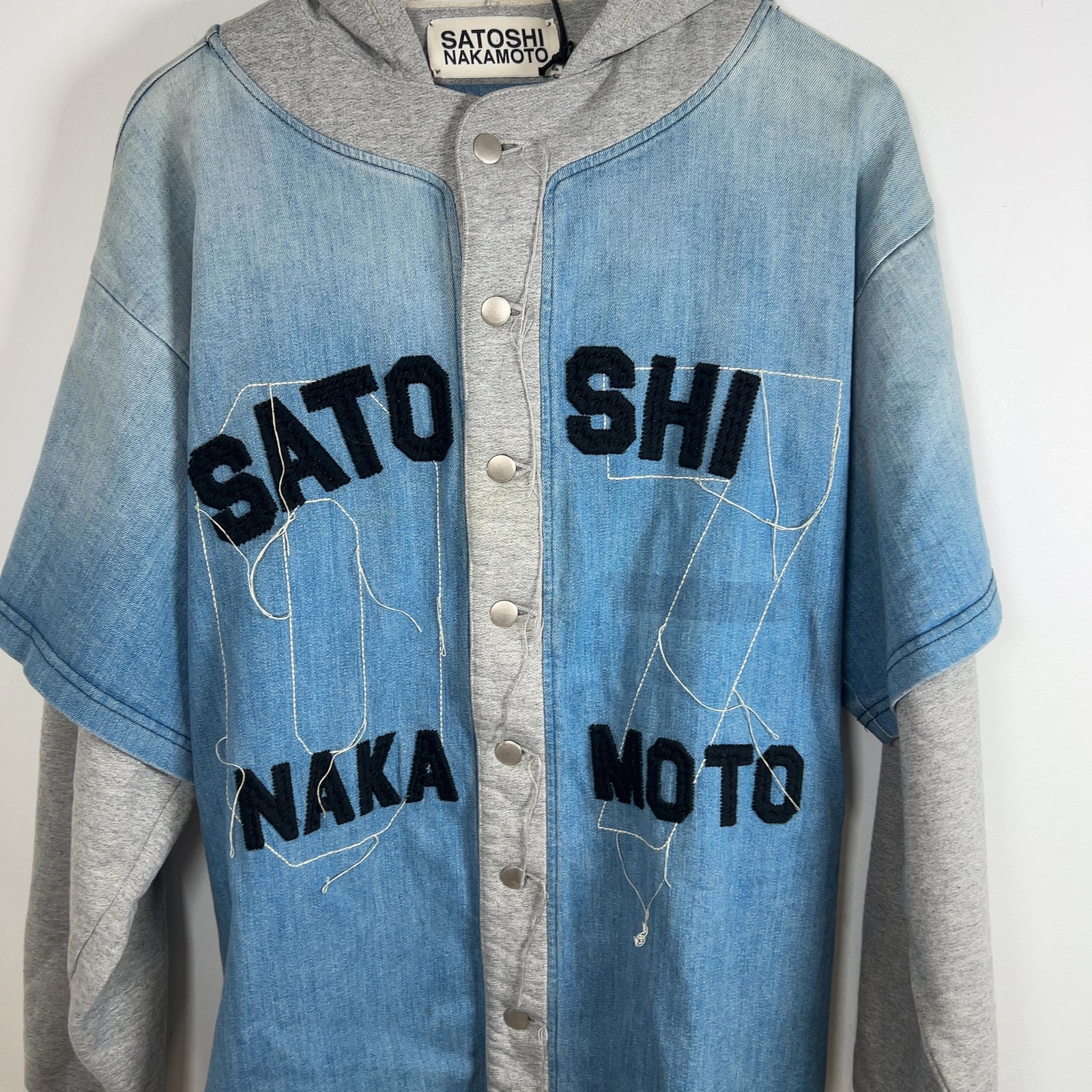 Satoshi Nakamoto Knapp Ranch Jean Hybrid Baseball Hoodie Jacket