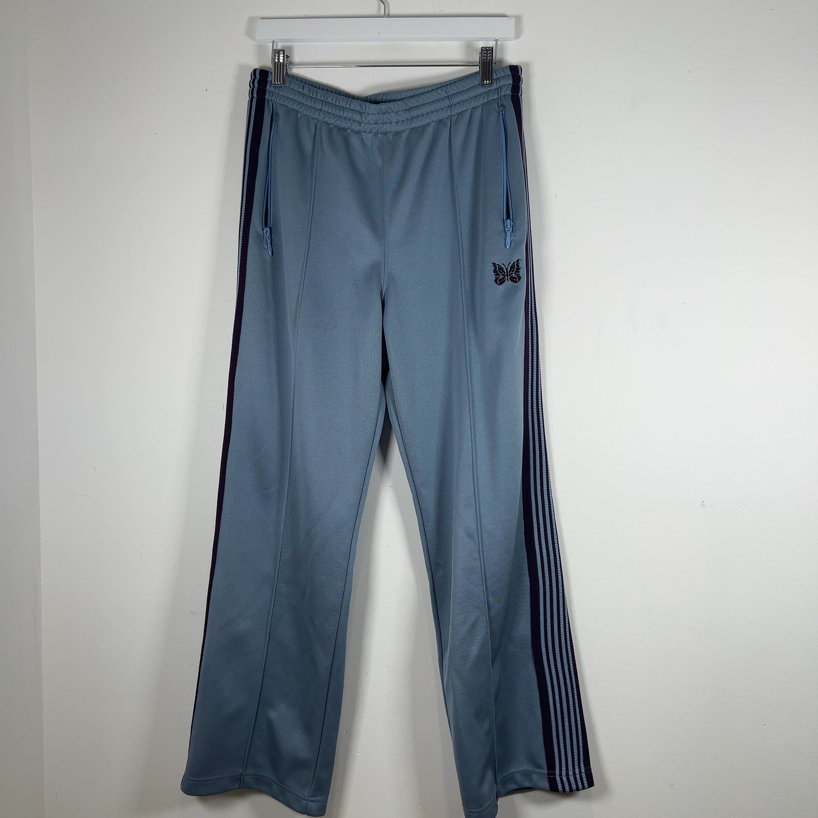 Needles Narrow Blue/Brown Track Pants