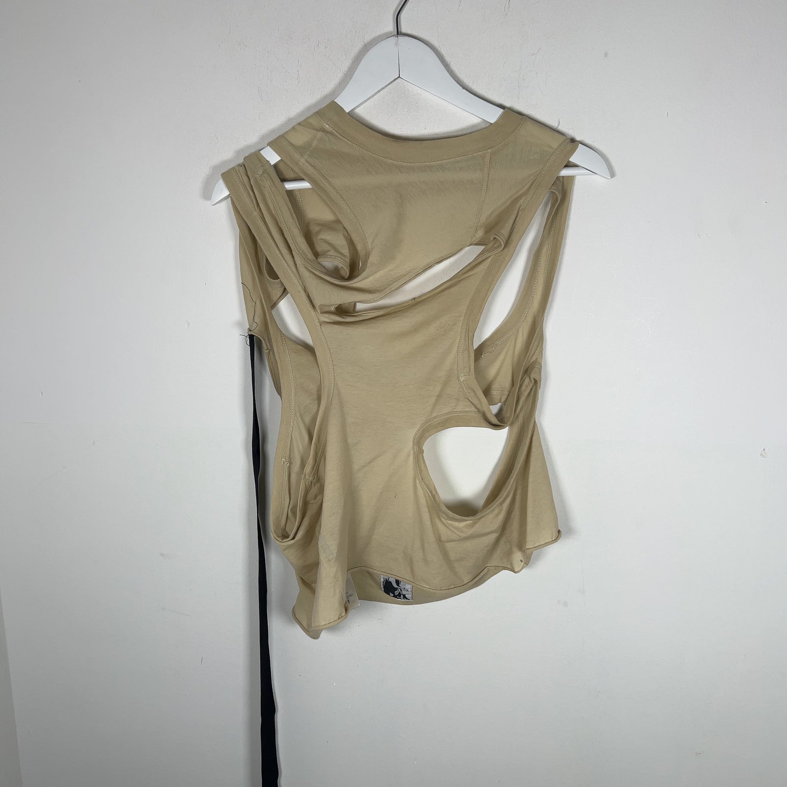 Rick Owens DRKSHDW SS18 'Membrane' Distressed Tank Top