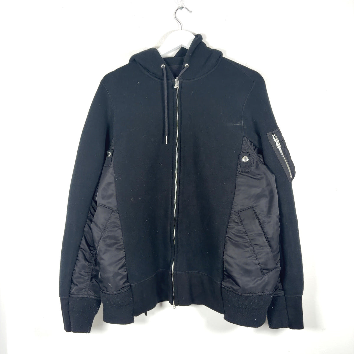 Sacai Sponge Sweat Mixed Media Light Jacket
