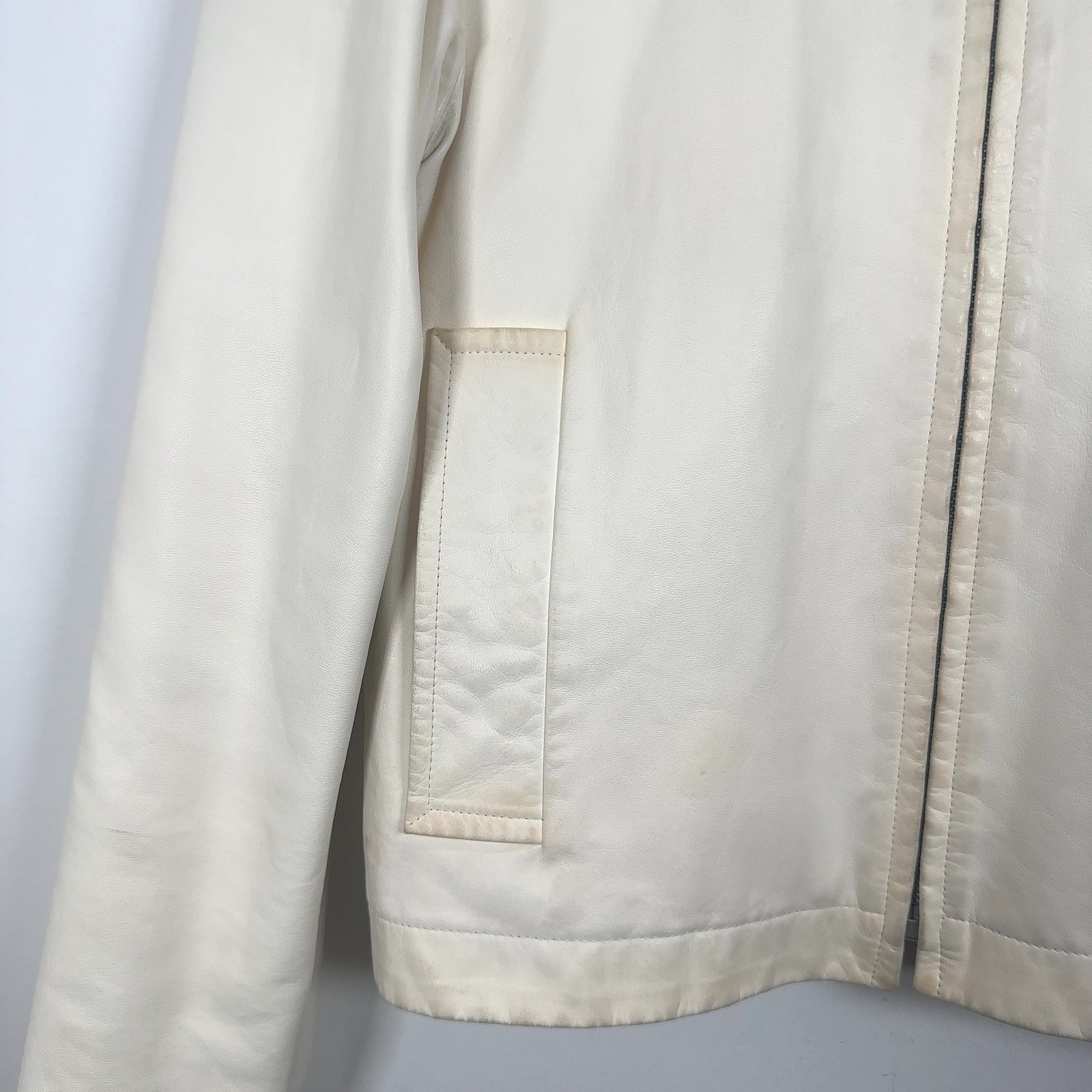 Hermes Reversible Lambskin Leather Jacket