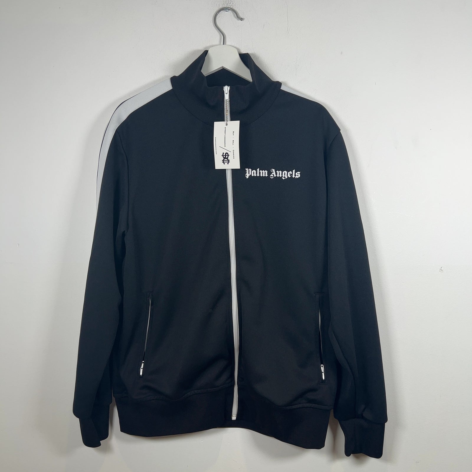 Palm Angels Black Logo Track Jacket