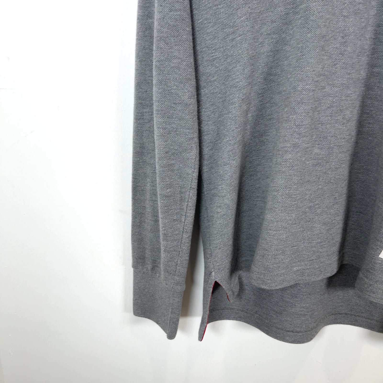 Thom Browne '2003' 4-Bar Long-Sleeve Polo Shirt
