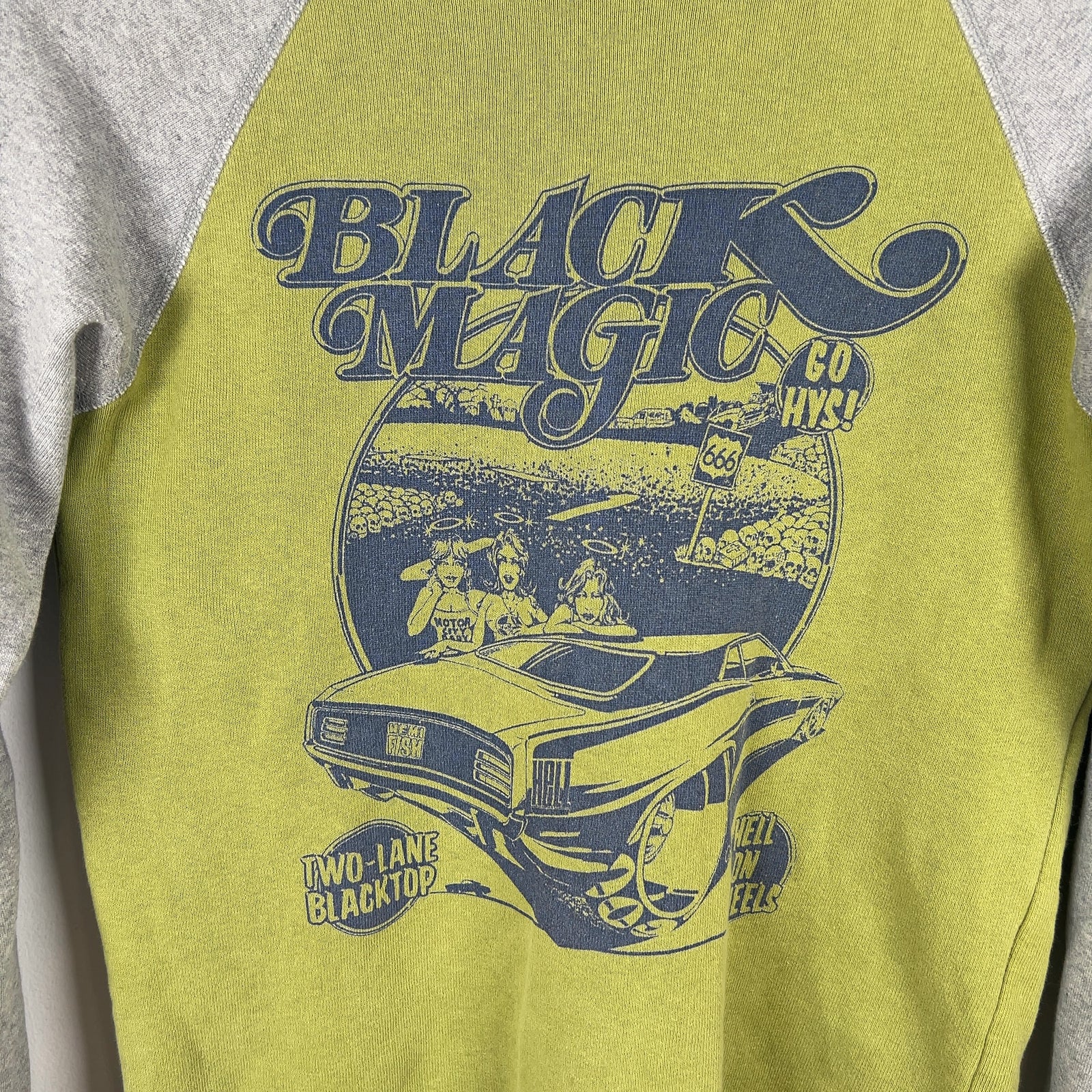 Hysteric Glamour 'Black Magic' Green / Blue Crewneck